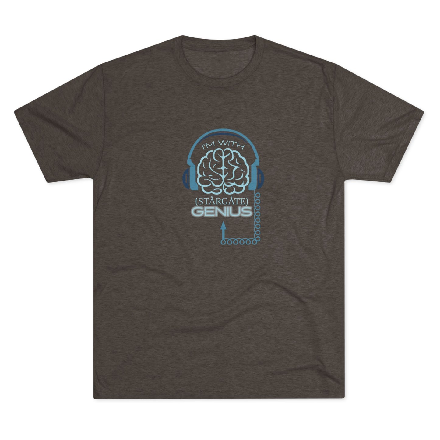 I'm with (Stargate) GENIUS Unisex Tri-Blend Crew Tee