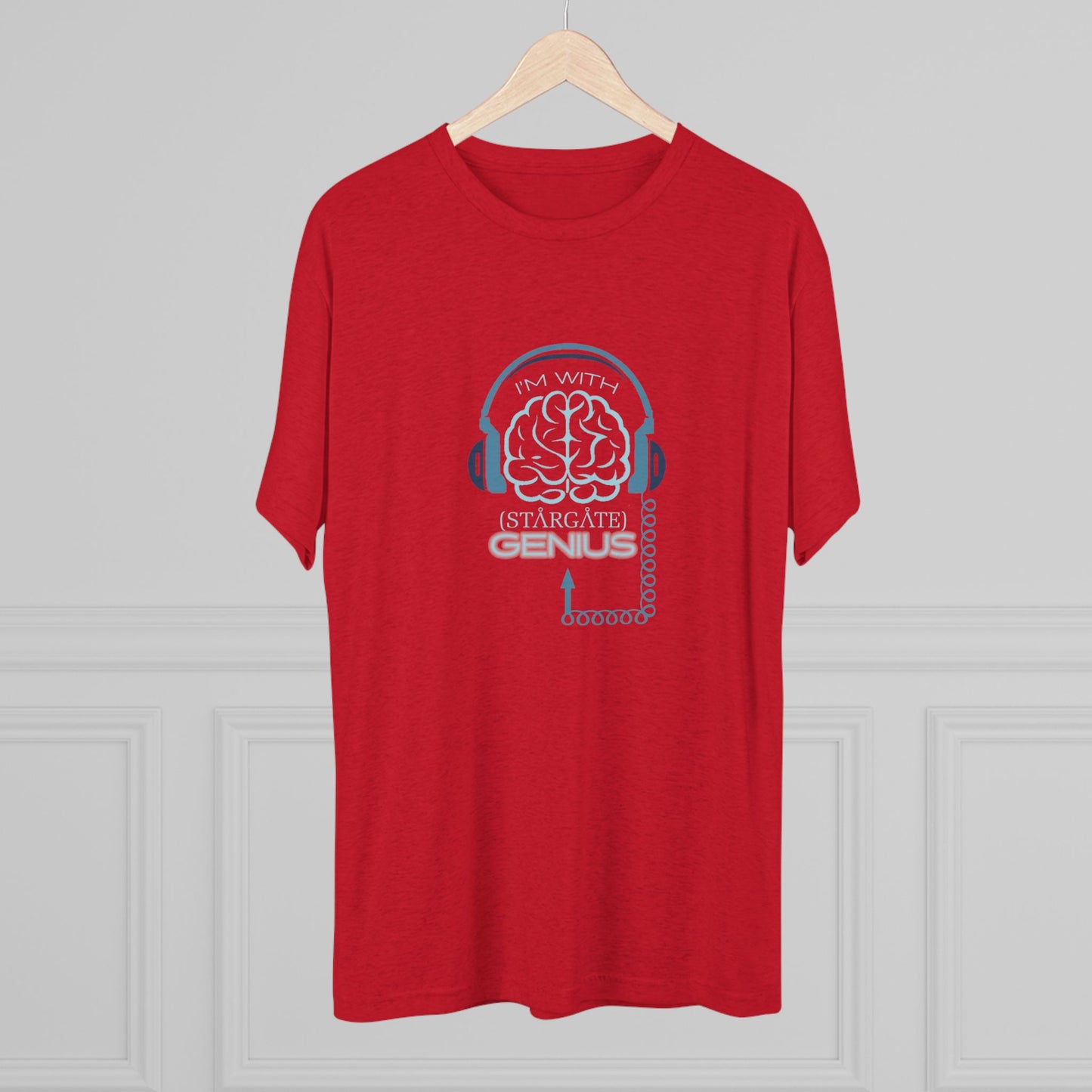 I'm with (Stargate) GENIUS Unisex Tri-Blend Crew Tee