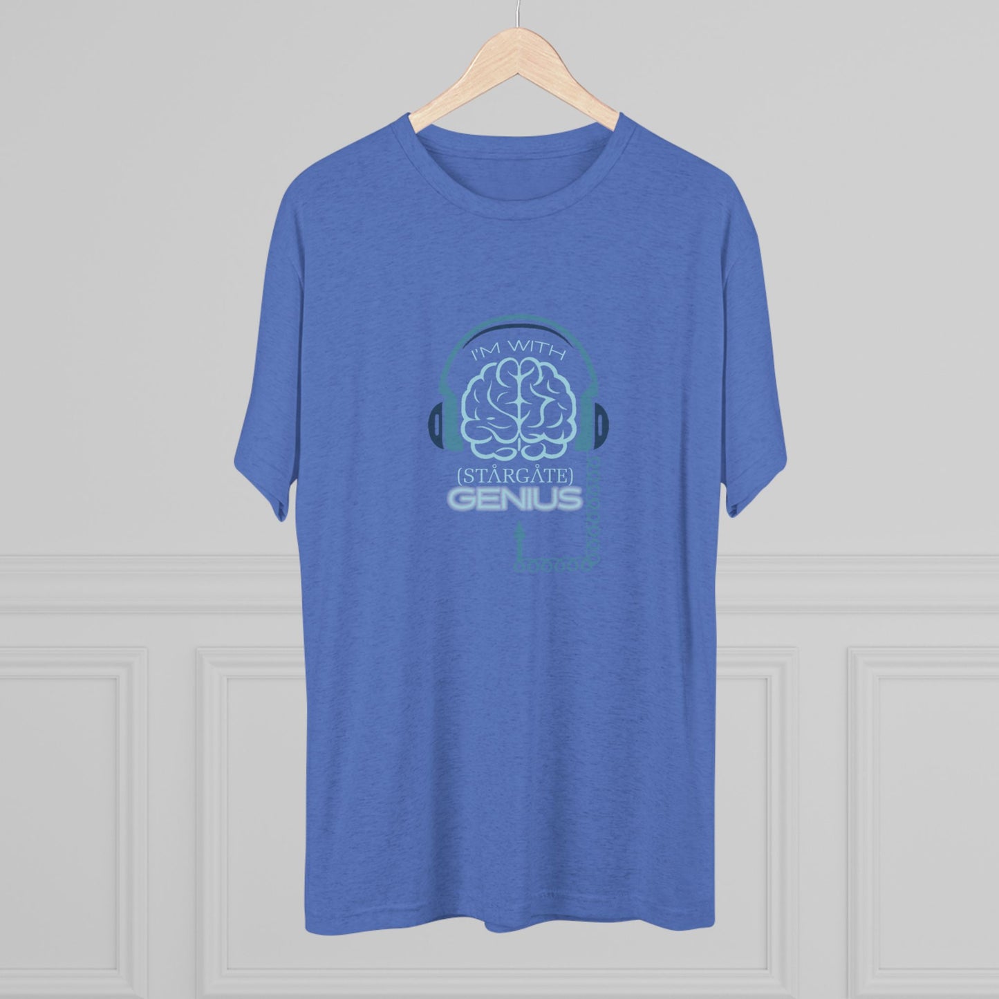 I'm with (Stargate) GENIUS Unisex Tri-Blend Crew Tee