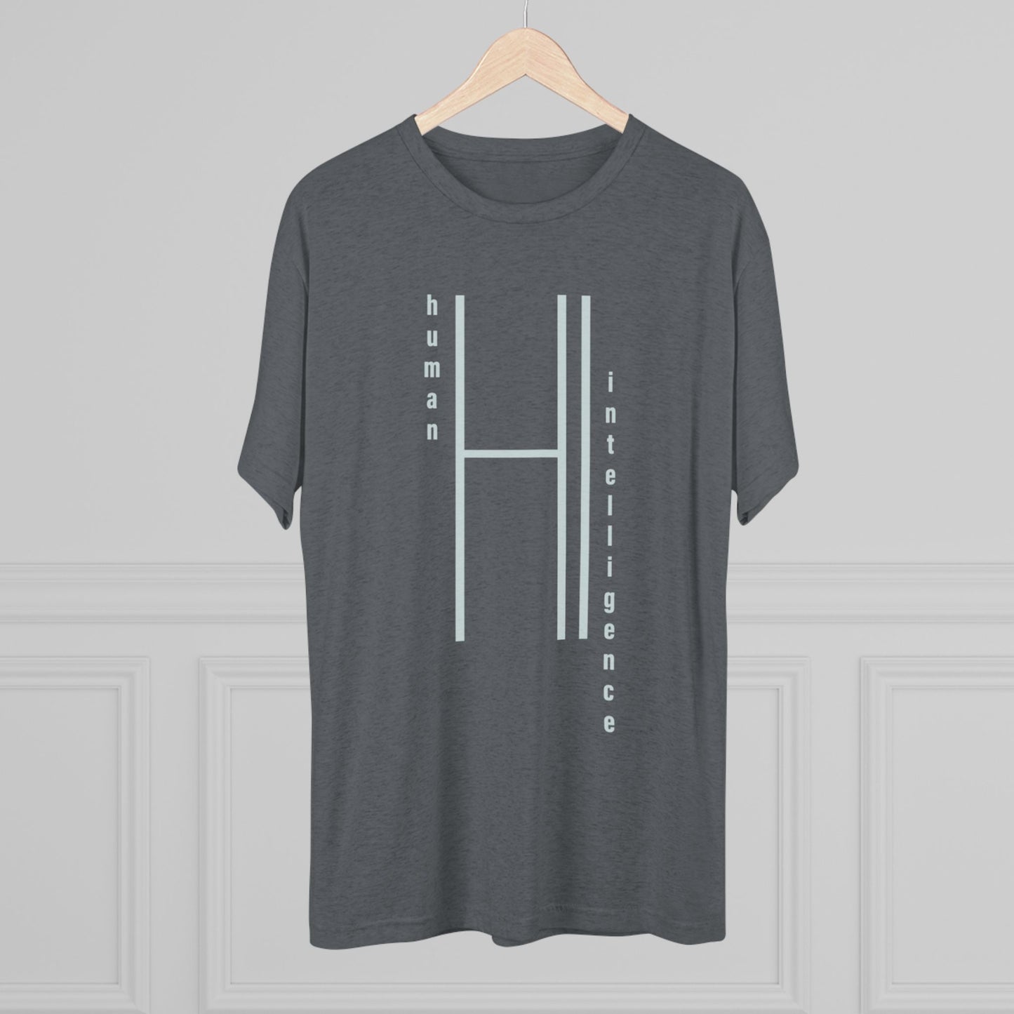 Human Intelligence (off-white) Unisex Tri-Blend Crew Tee