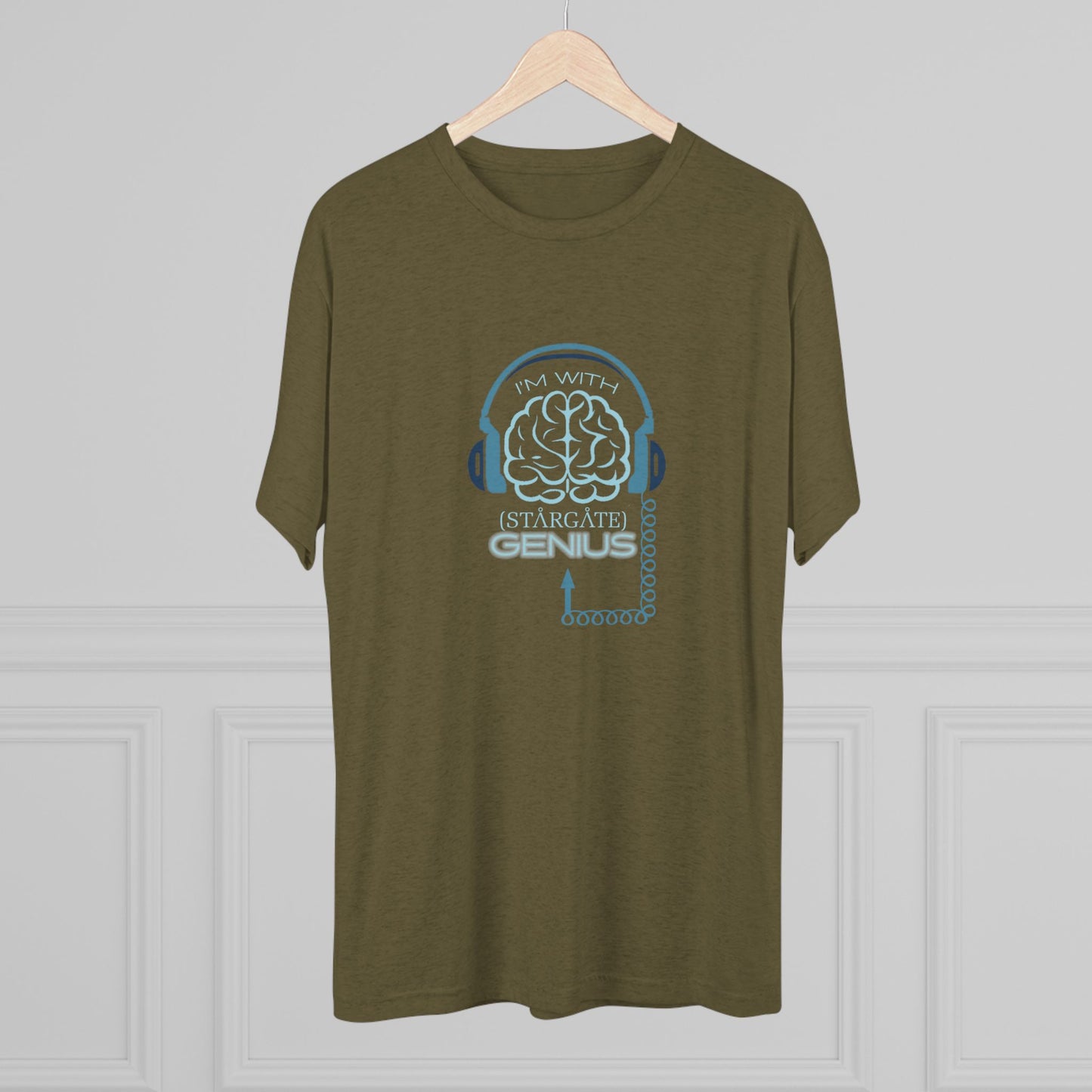 I'm with (Stargate) GENIUS Unisex Tri-Blend Crew Tee
