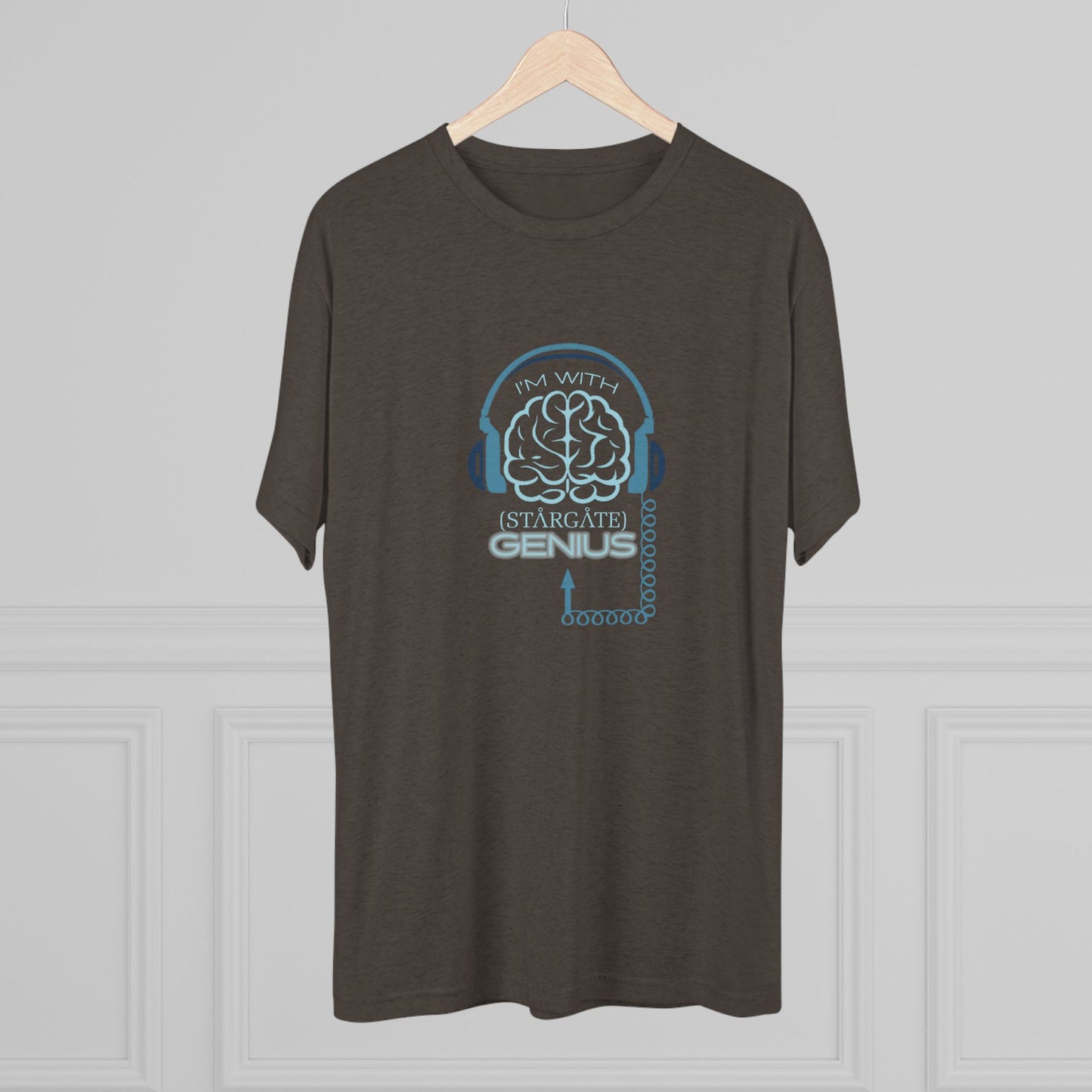 I'm with (Stargate) GENIUS Unisex Tri-Blend Crew Tee