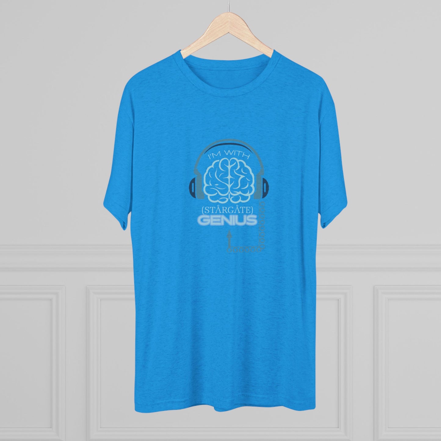 I'm with (Stargate) GENIUS Unisex Tri-Blend Crew Tee