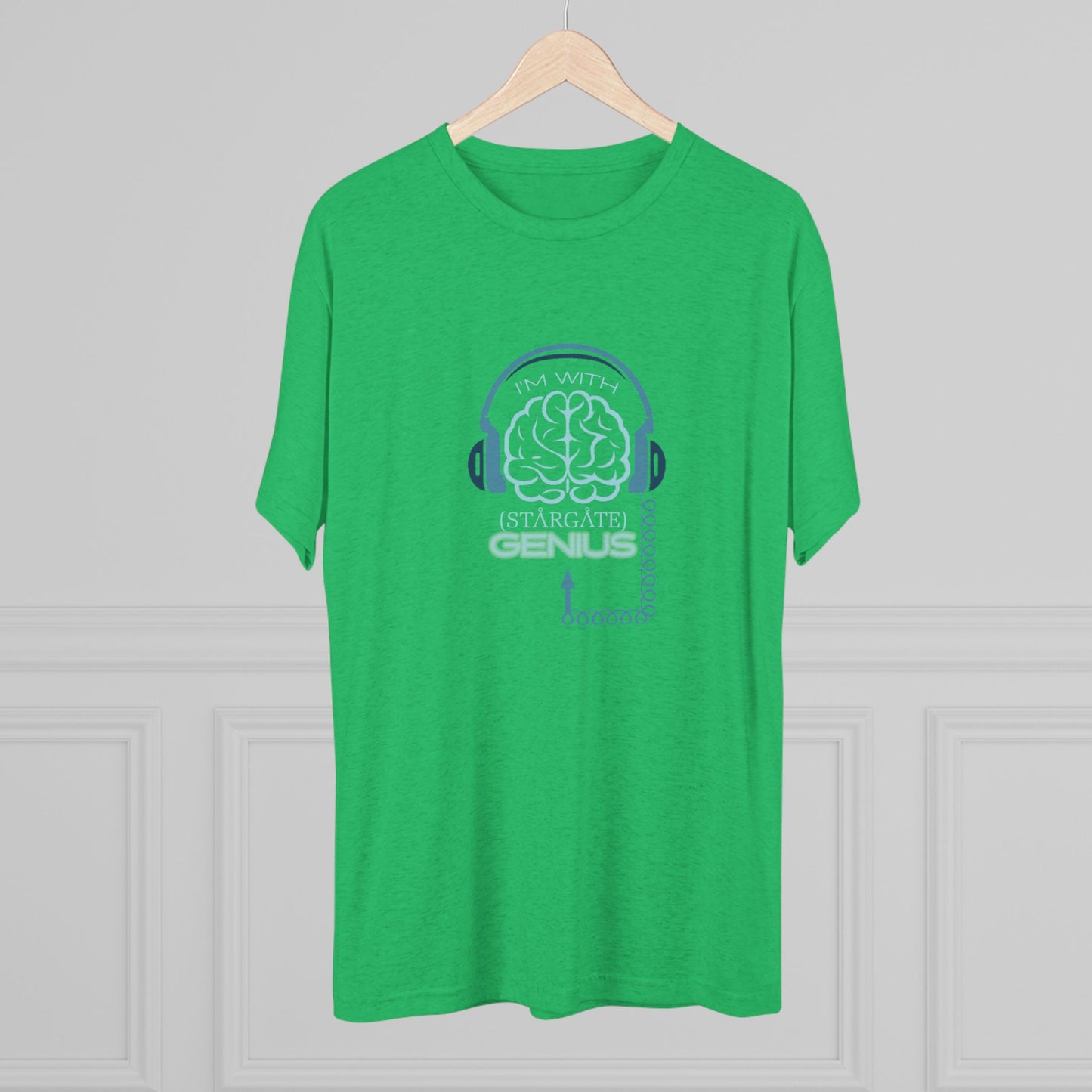 I'm with (Stargate) GENIUS Unisex Tri-Blend Crew Tee
