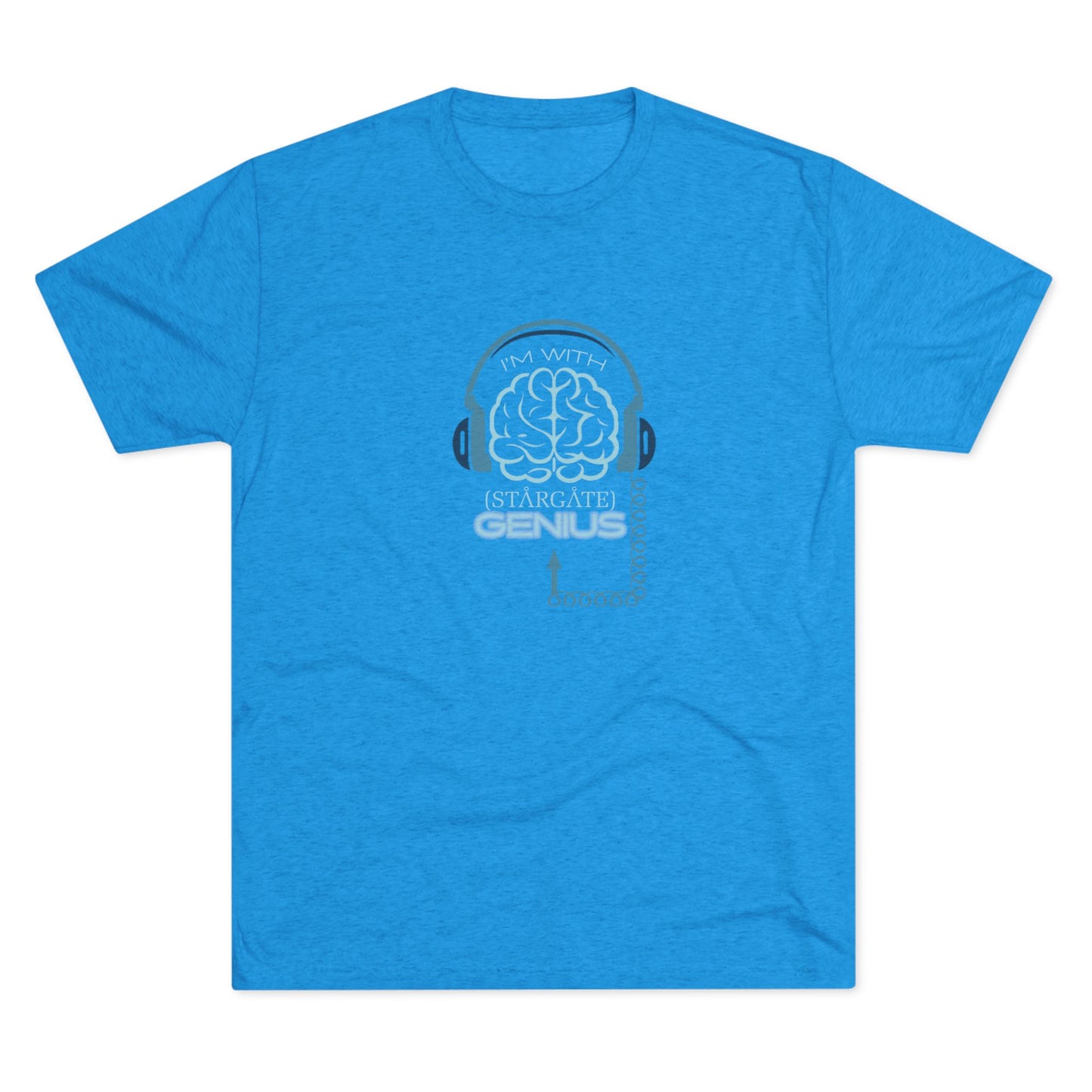 I'm with (Stargate) GENIUS Unisex Tri-Blend Crew Tee