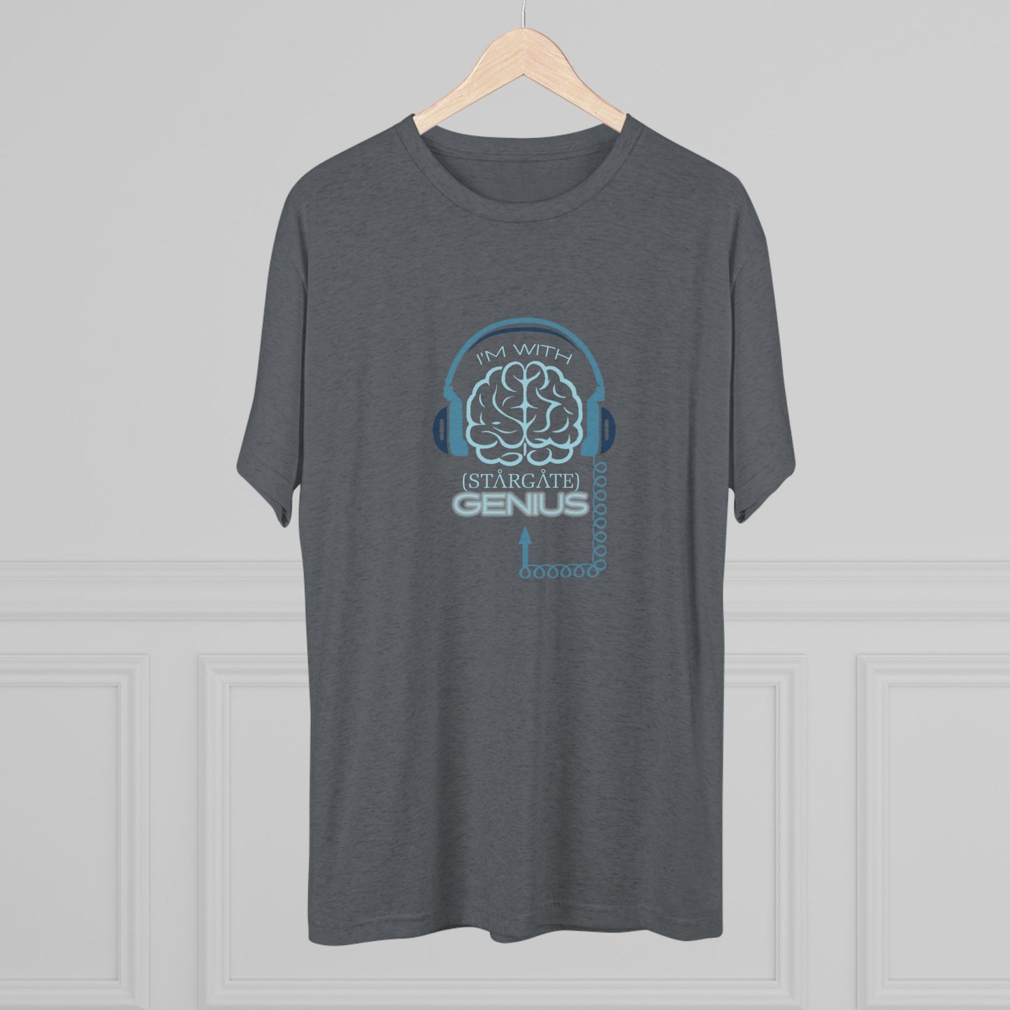 I'm with (Stargate) GENIUS Unisex Tri-Blend Crew Tee
