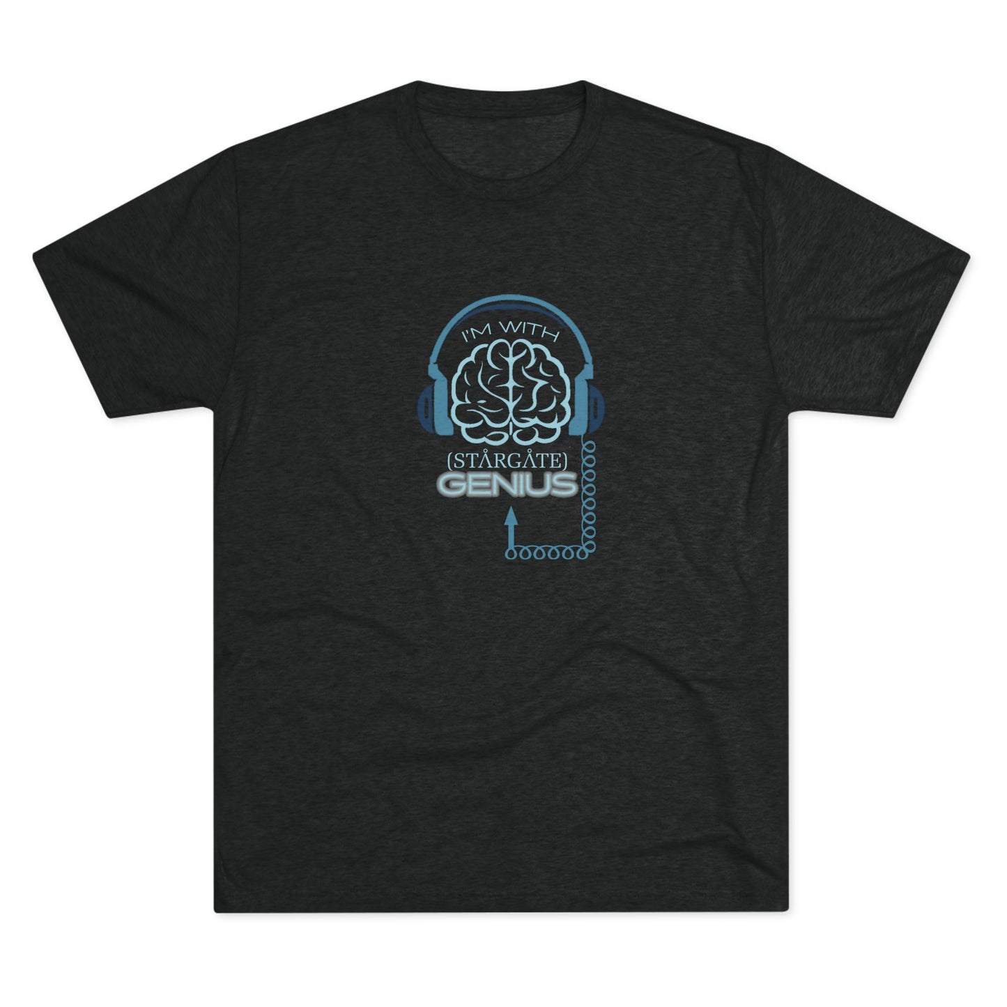 I'm with (Stargate) GENIUS Unisex Tri-Blend Crew Tee