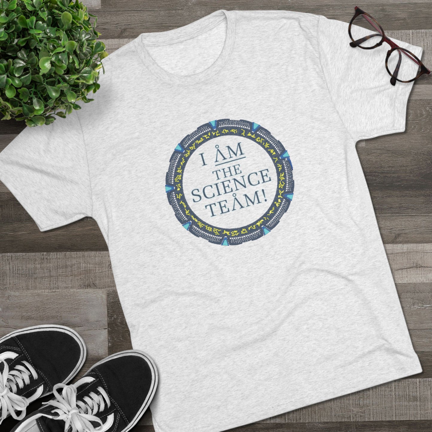 I AM the Science Team Stargate Unisex Tri-Blend Crew Tee