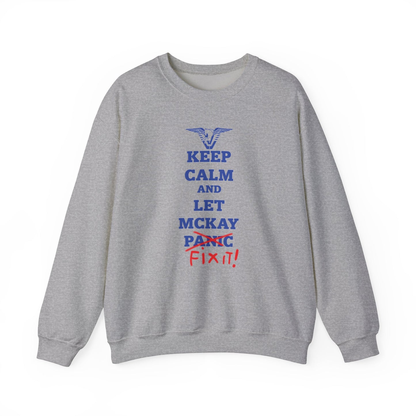Let Mckay Fix it!  Stargate Unisex Heavy Blend™ Crewneck Sweatshirt