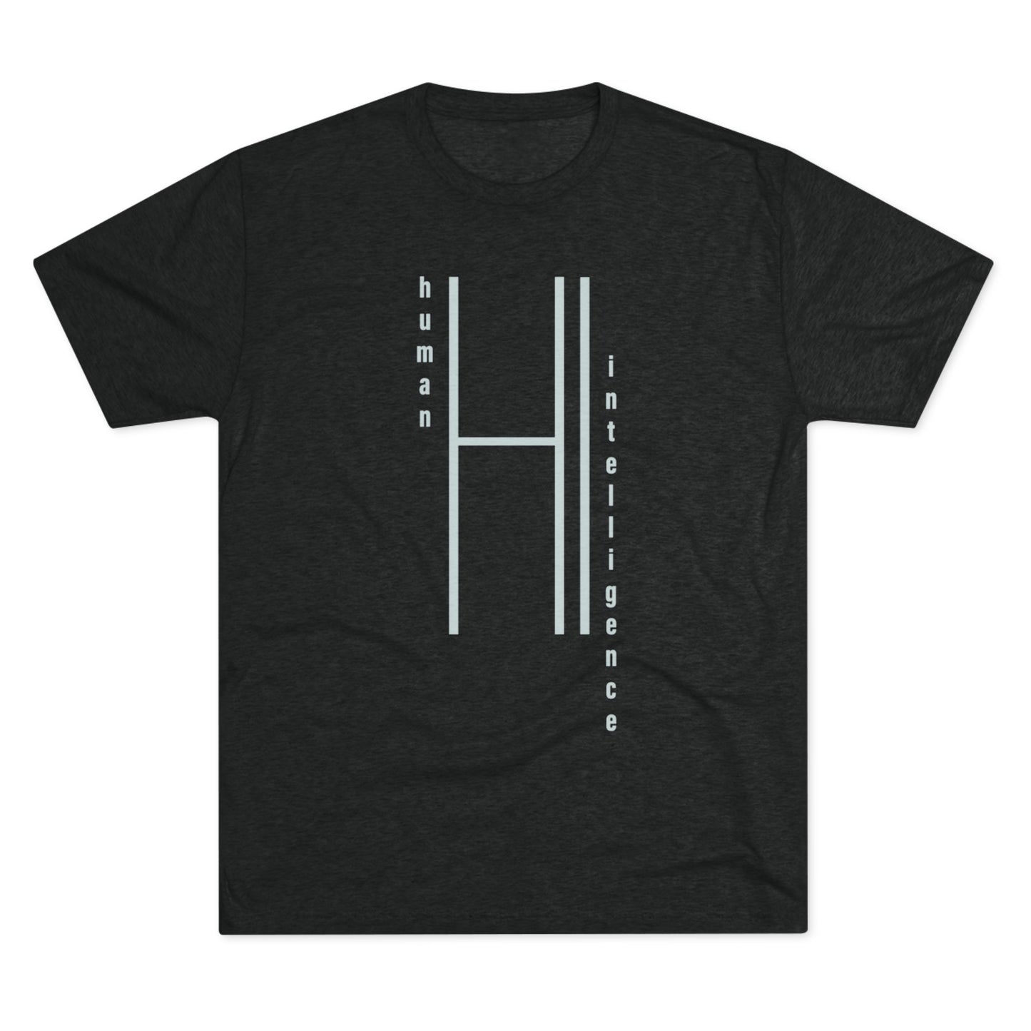 Human Intelligence (off-white) Unisex Tri-Blend Crew Tee