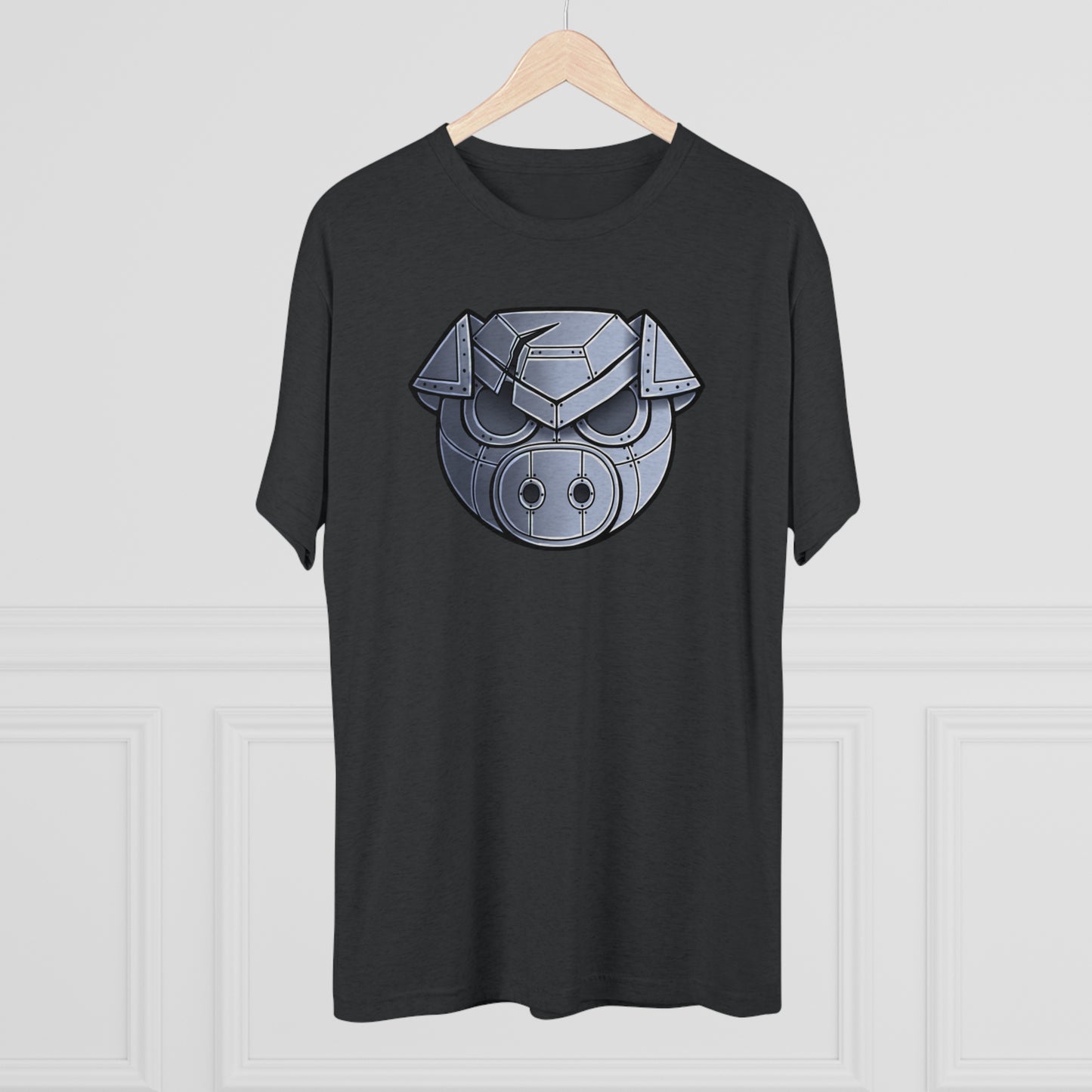 TechBandits Metal Pig Unisex Tri-Blend Crew Tee