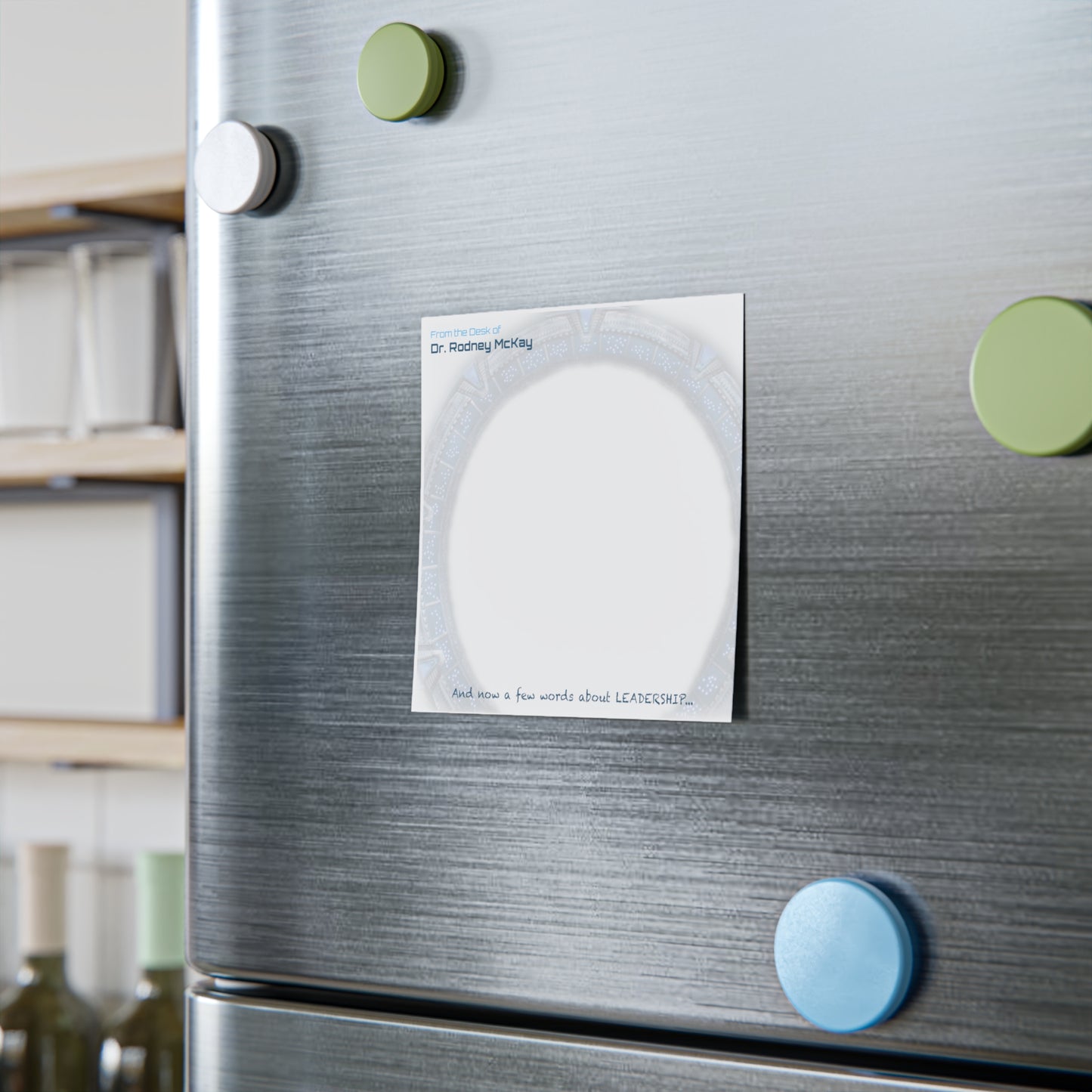 Genius Post it Notes from the Desk of Stargate's Doctor Rodney Mckay