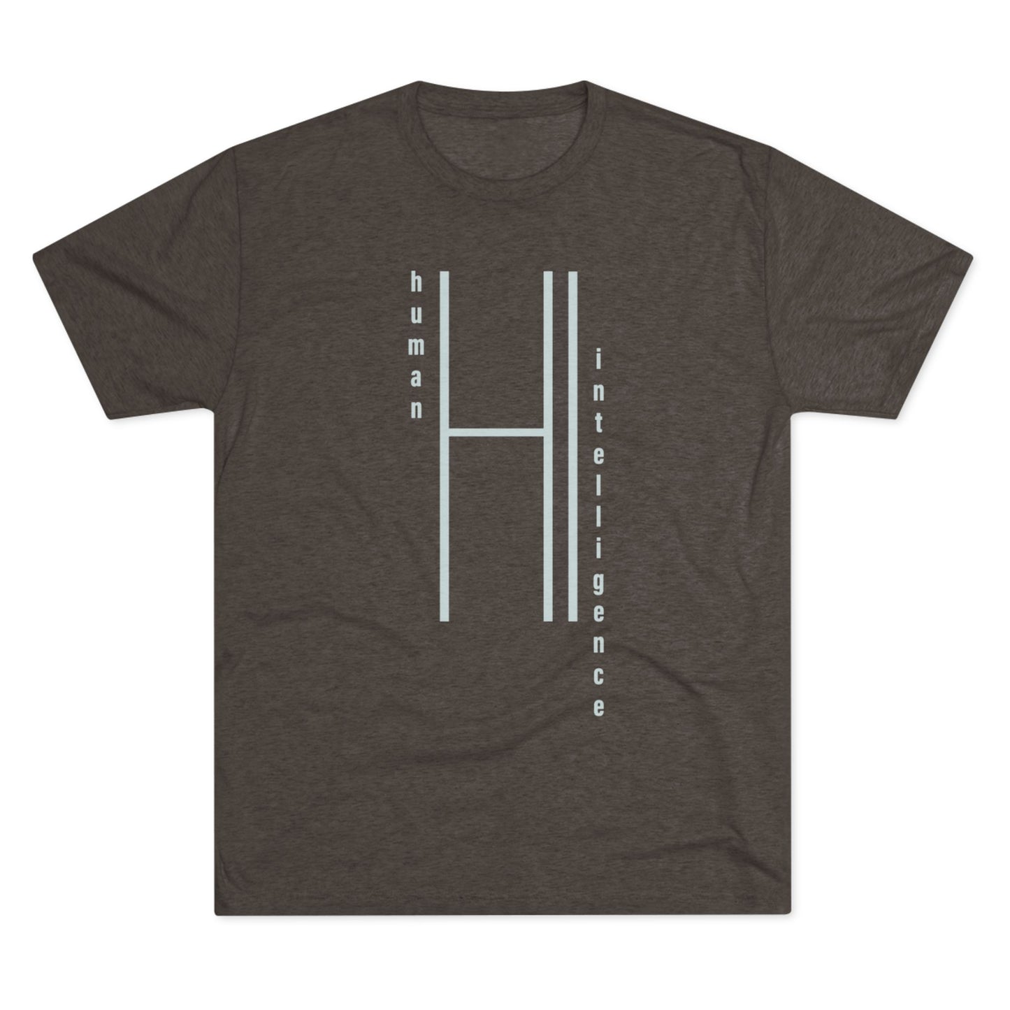 Human Intelligence (off-white) Unisex Tri-Blend Crew Tee