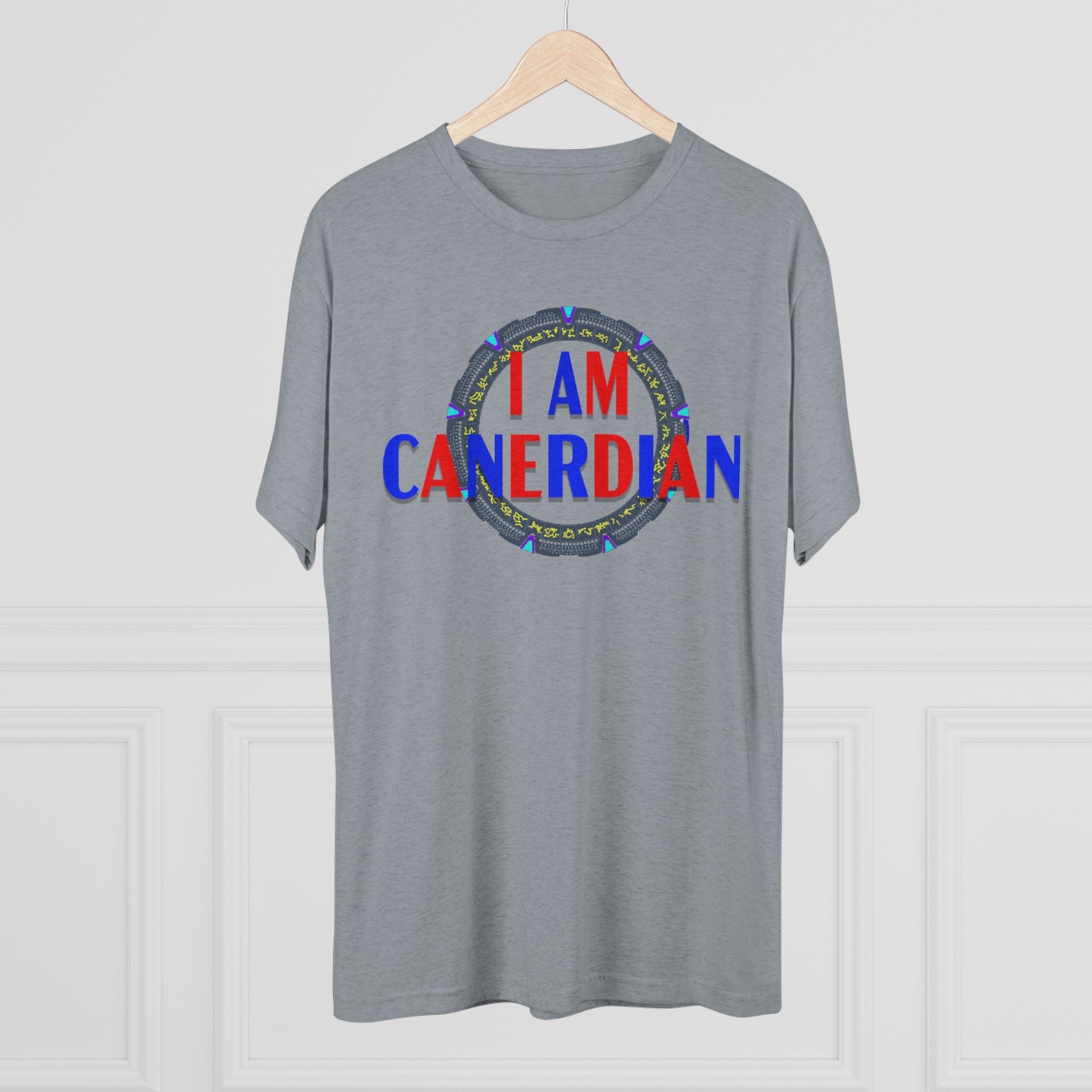 I AM CaNERDian Stargate inspired Unisex Tri-Blend Crew Tee