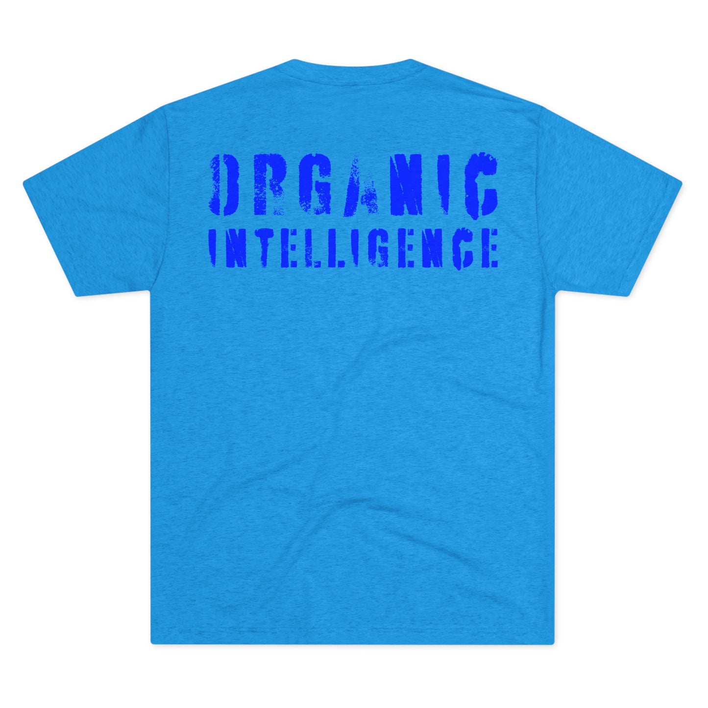 Organic Intelligence (BLUE) Unisex Tri-Blend Crew Tee