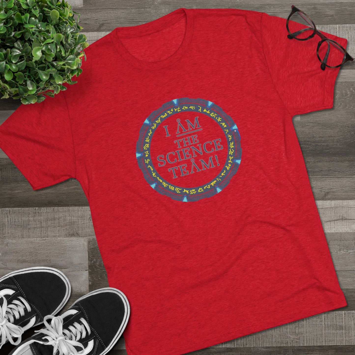 I AM the Science Team Stargate Unisex Tri-Blend Crew Tee