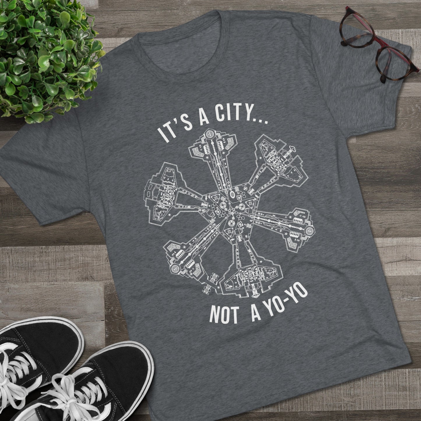 Not a Yo-Yo Stargate Atlantis Unisex Tri-Blend Crew Tee