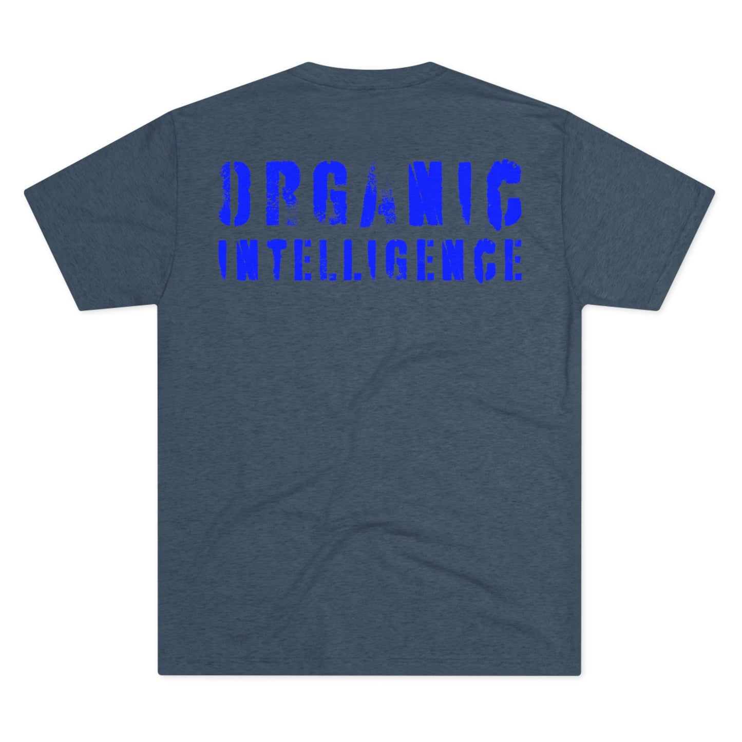 Organic Intelligence (BLUE) Unisex Tri-Blend Crew Tee