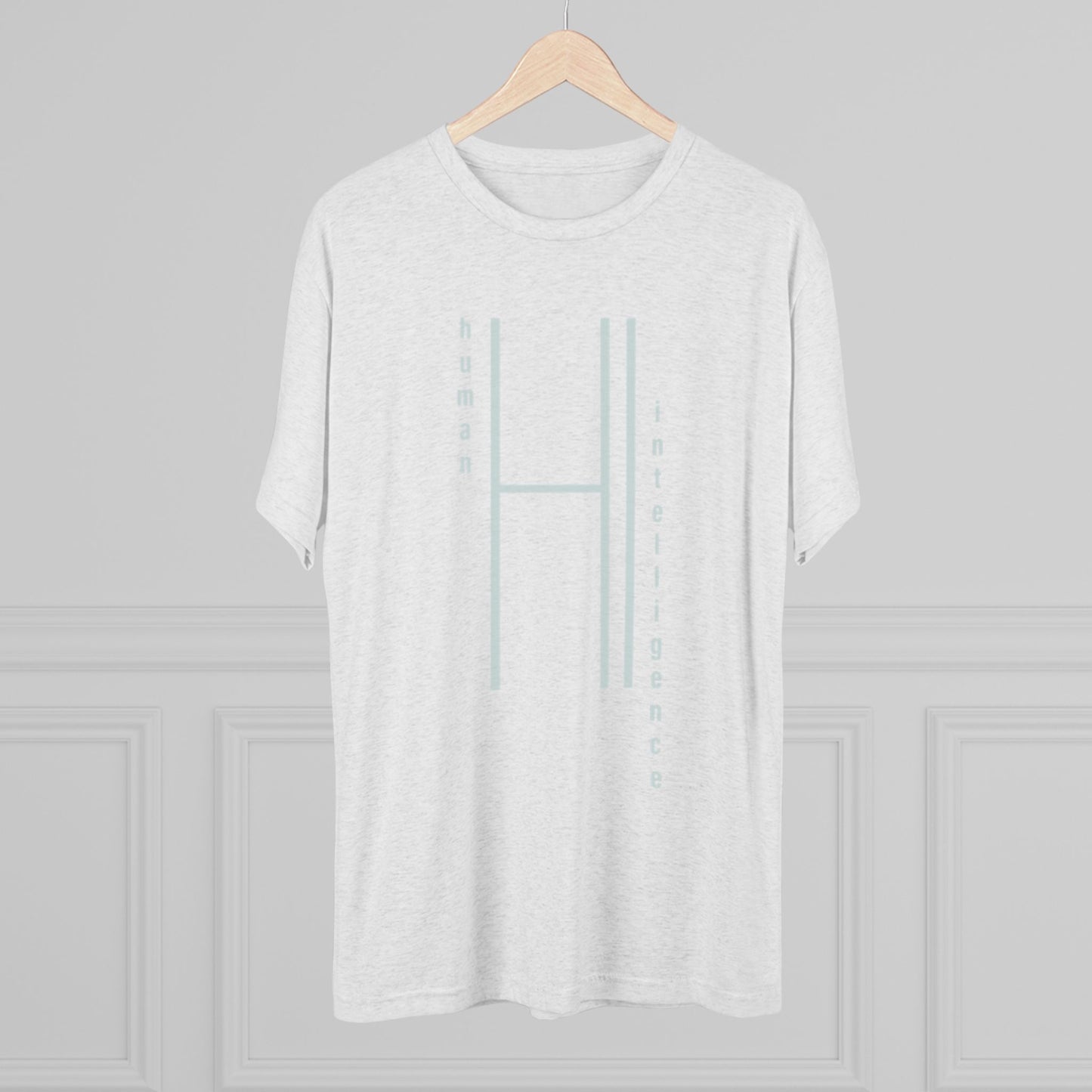 Human Intelligence (off-white) Unisex Tri-Blend Crew Tee