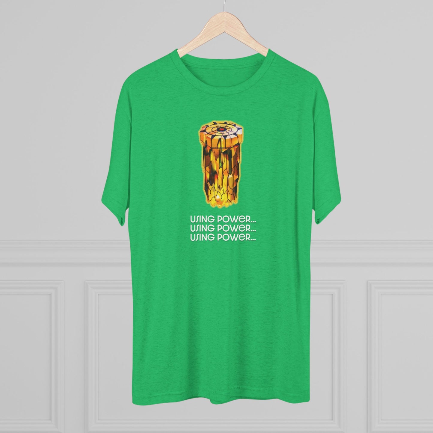 Stargate "using power" ZedPM Unisex Tri-Blend Crew Tee