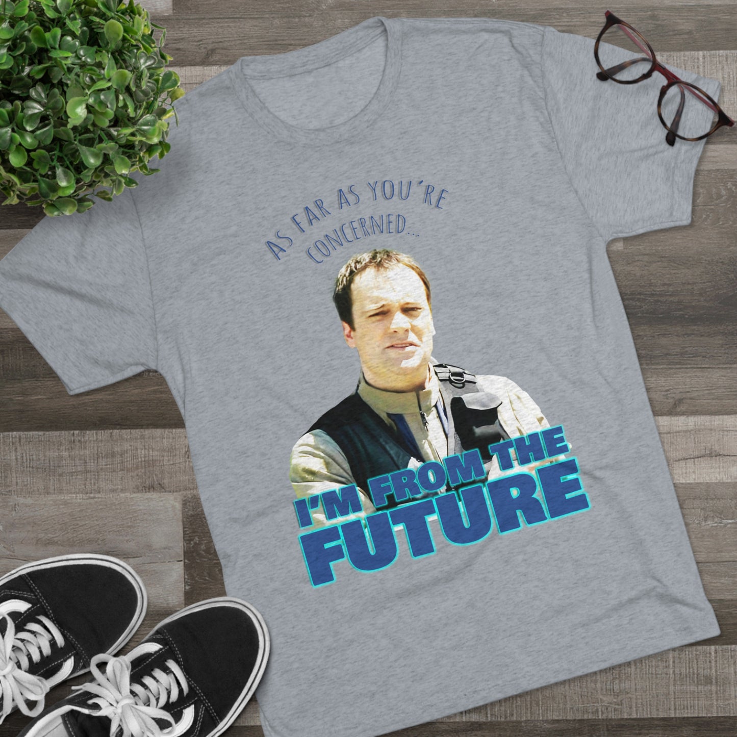 I'm from the future... Stargate inspired Unisex Tri-Blend Crew Tee