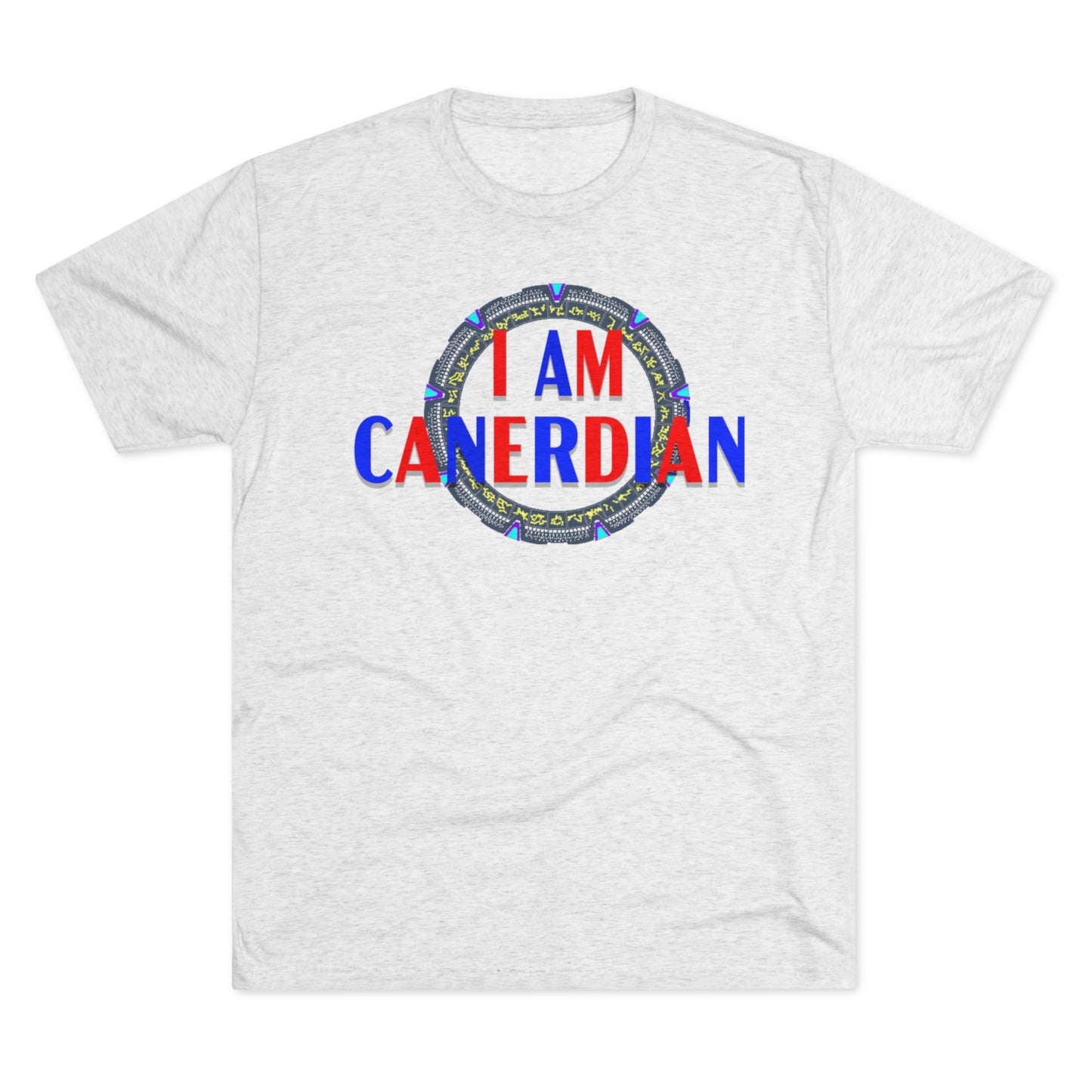 I AM CaNERDian Stargate inspired Unisex Tri-Blend Crew Tee