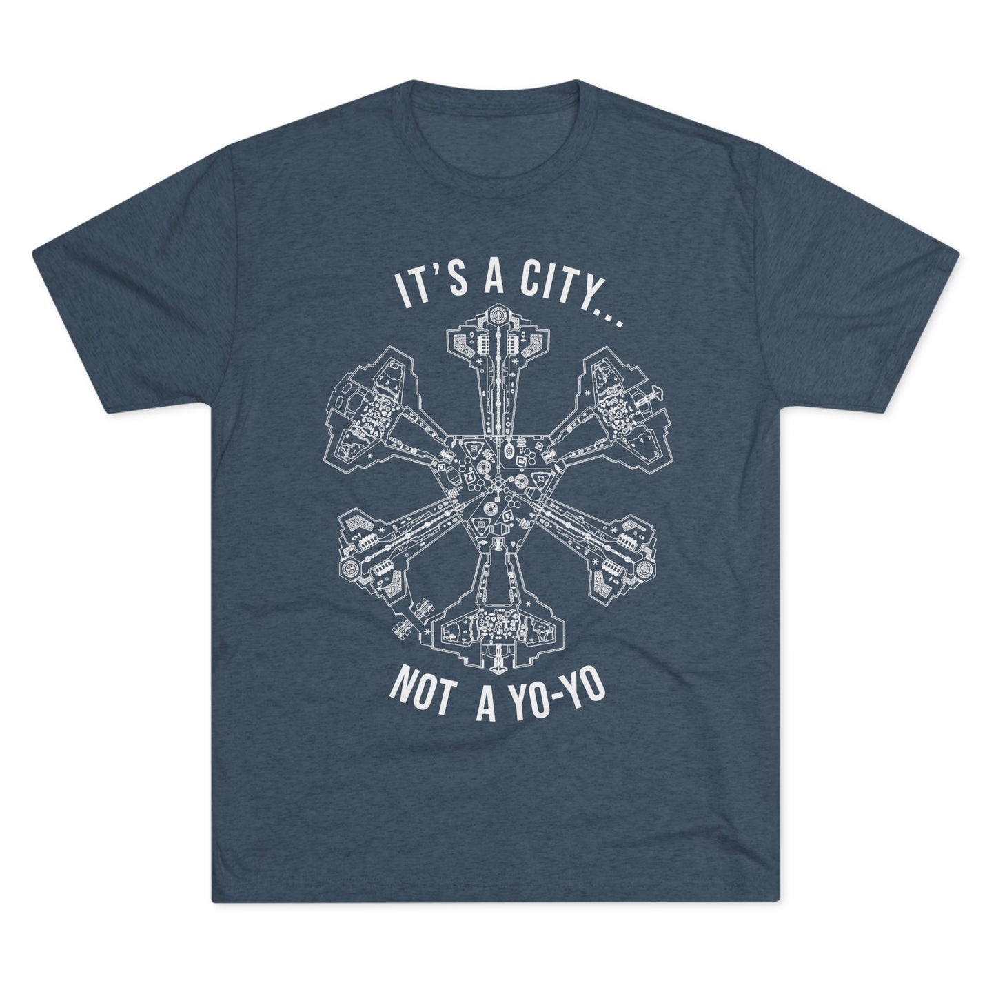 Not a Yo-Yo Stargate Atlantis Unisex Tri-Blend Crew Tee