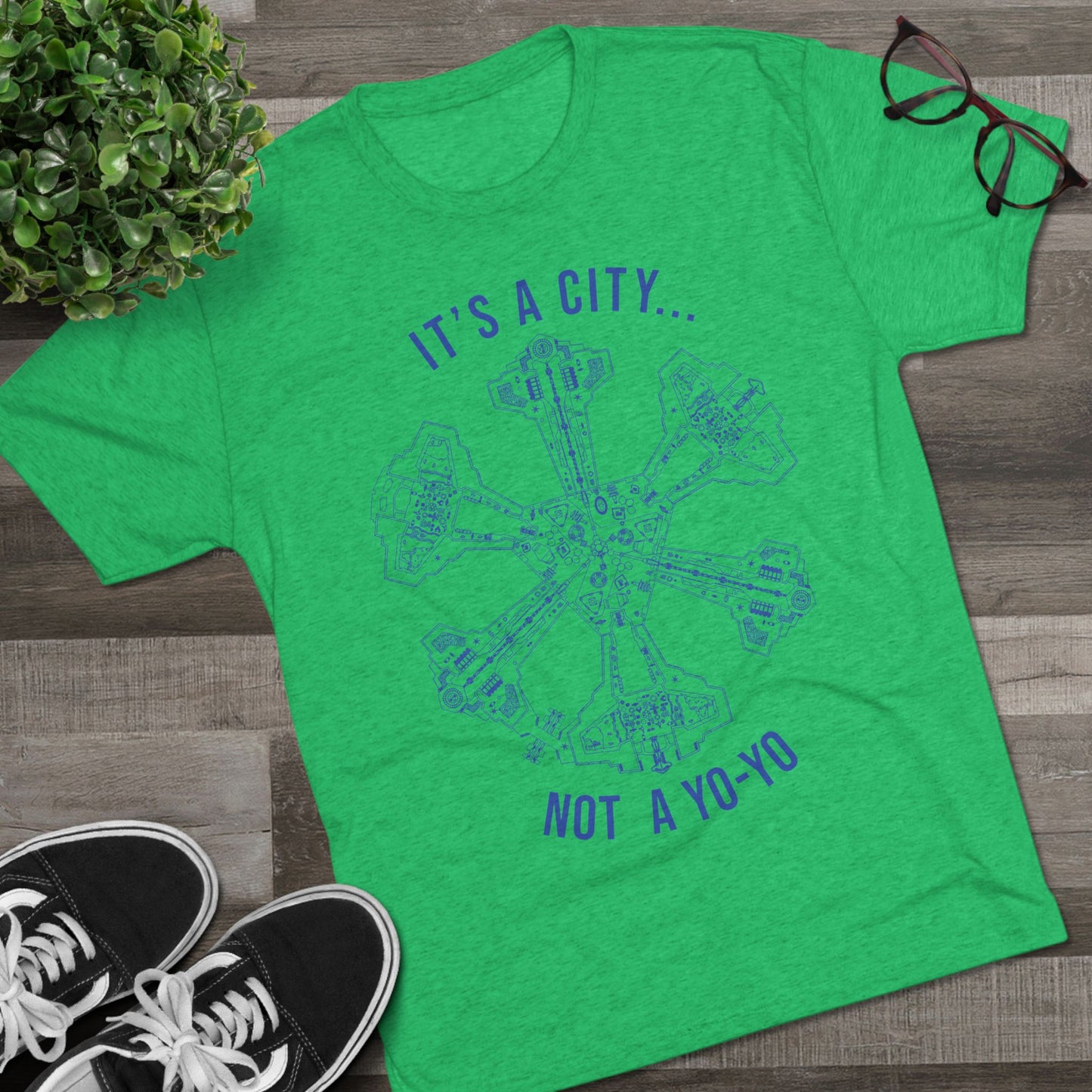Not a Yo-Yo Stargate Atlantis Unisex Tri-Blend Crew Tee