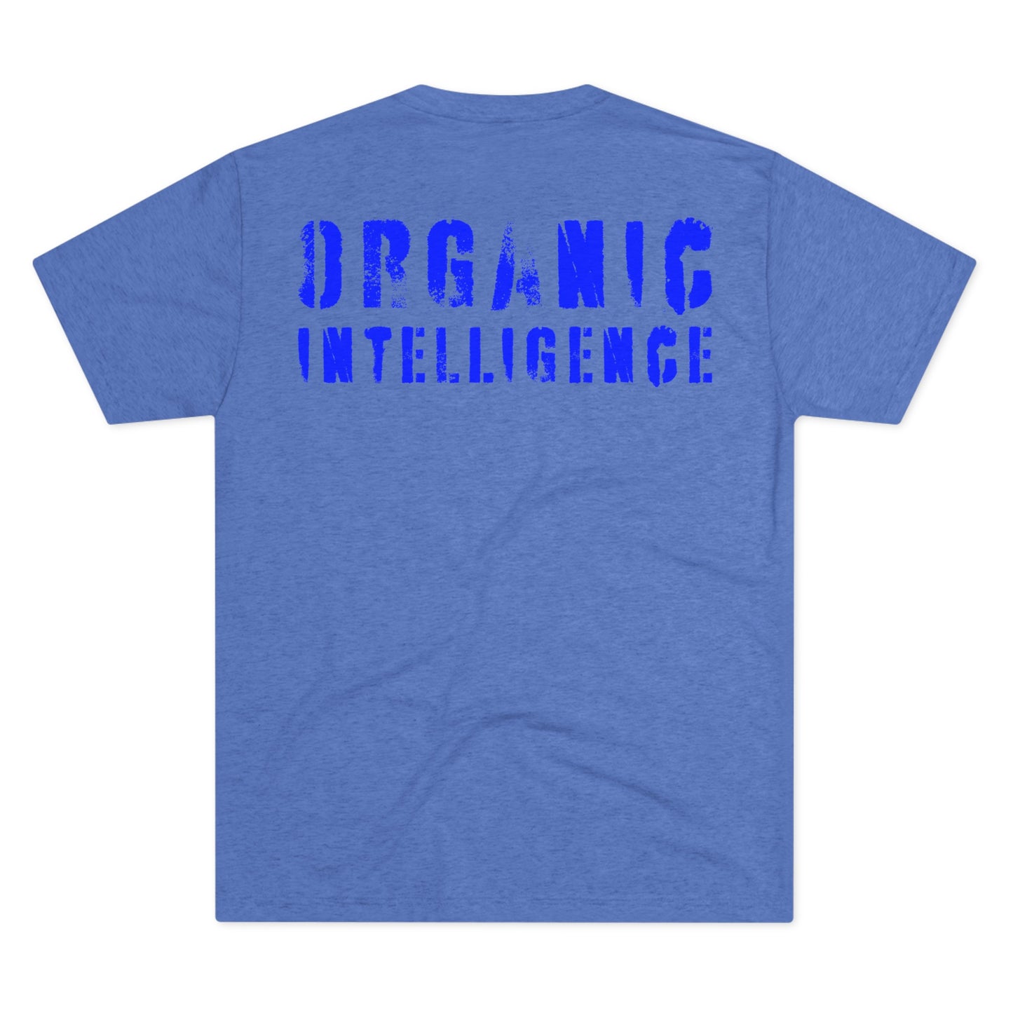 Organic Intelligence (BLUE) Unisex Tri-Blend Crew Tee