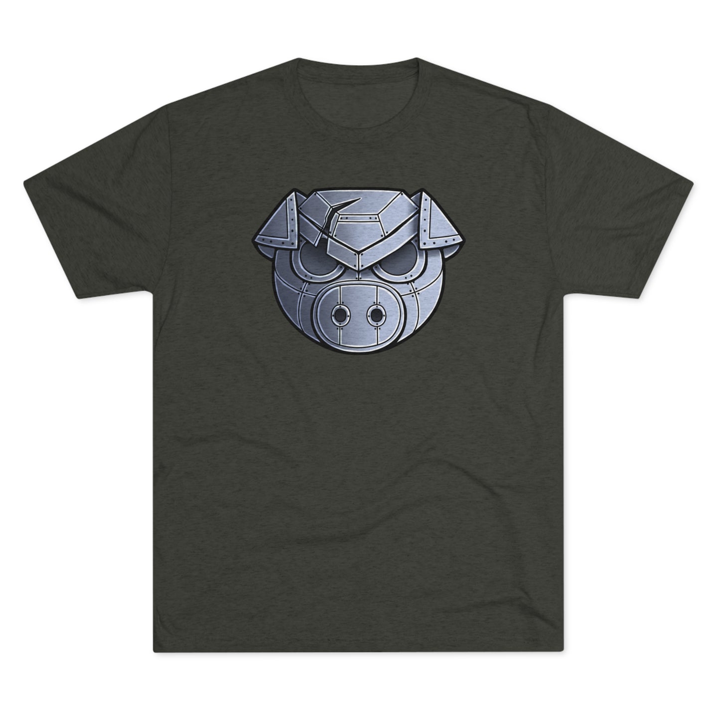 TechBandits Metal Pig Unisex Tri-Blend Crew Tee