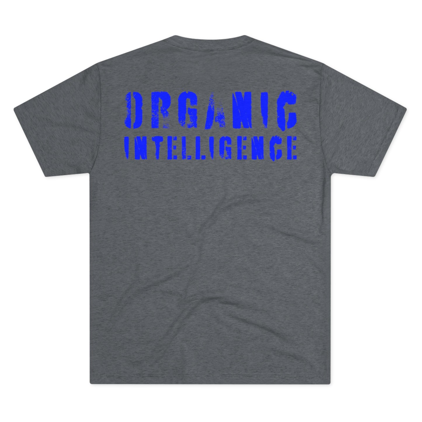 Organic Intelligence (BLUE) Unisex Tri-Blend Crew Tee
