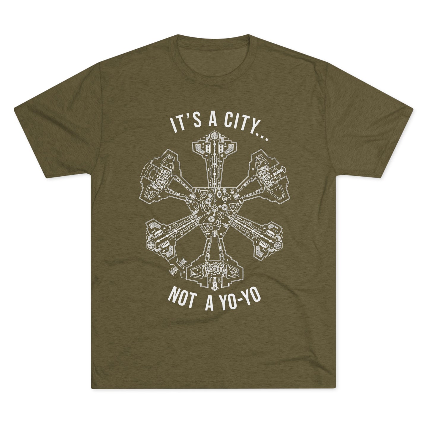 Not a Yo-Yo Stargate Atlantis Unisex Tri-Blend Crew Tee