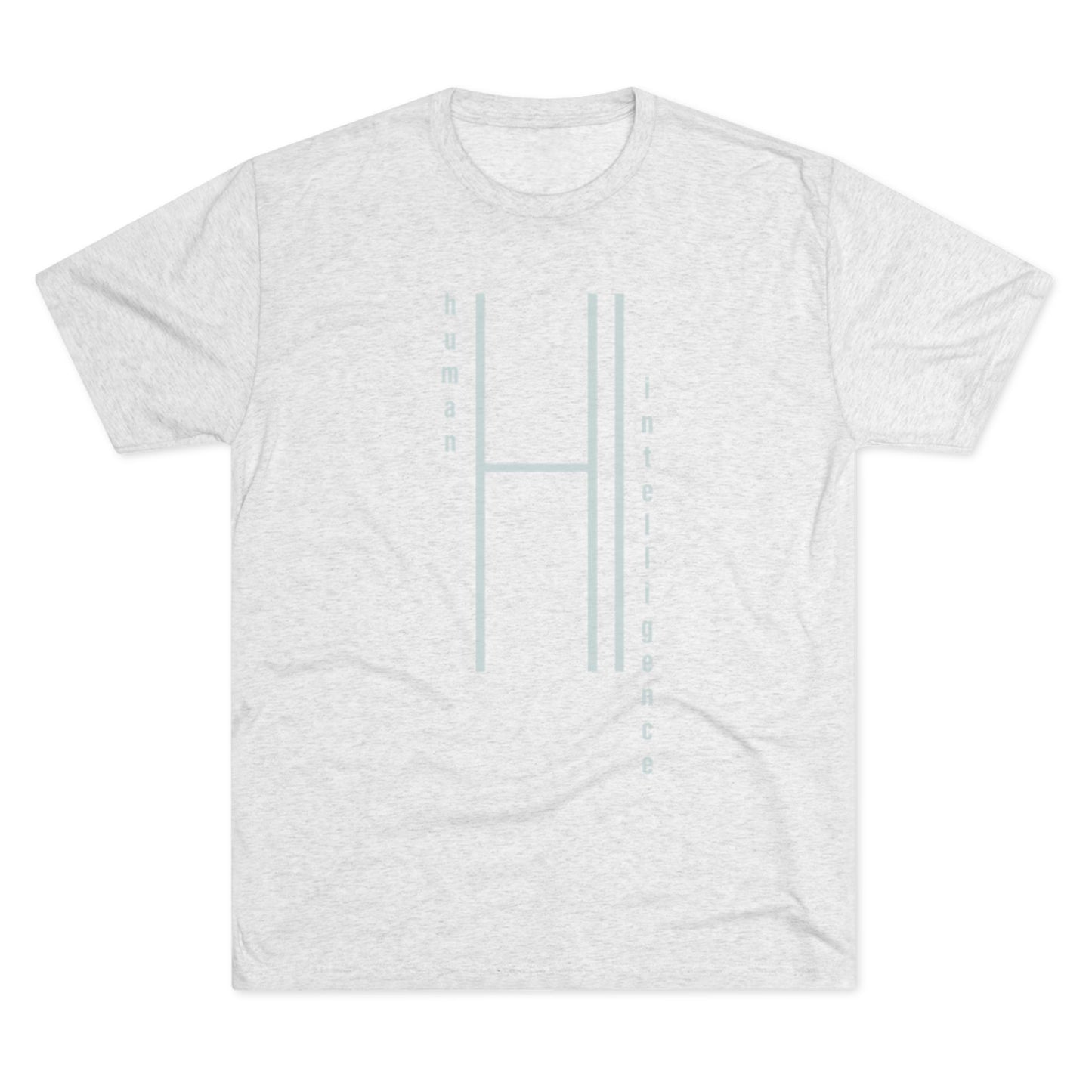 Human Intelligence (off-white) Unisex Tri-Blend Crew Tee