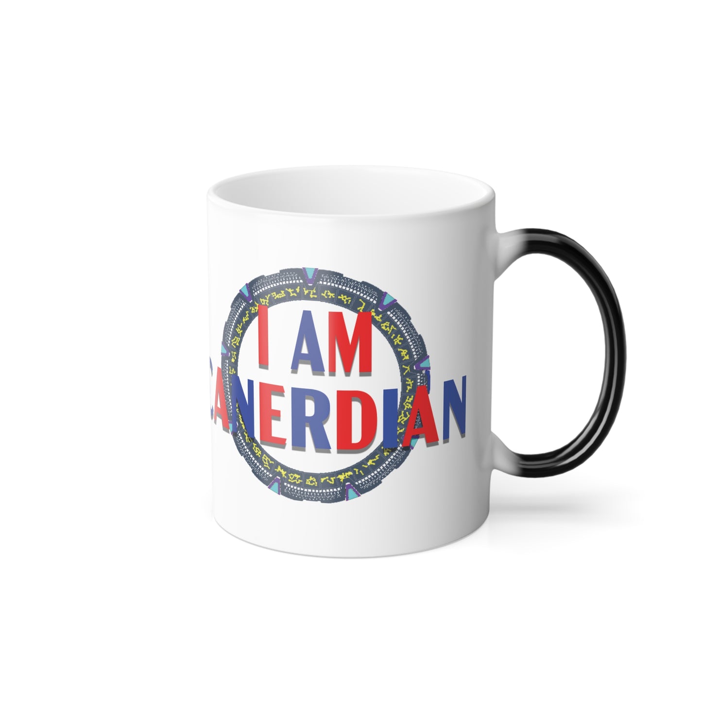 I am a STARGATE CaNERDian... Power Color Morphing Mug, 11oz