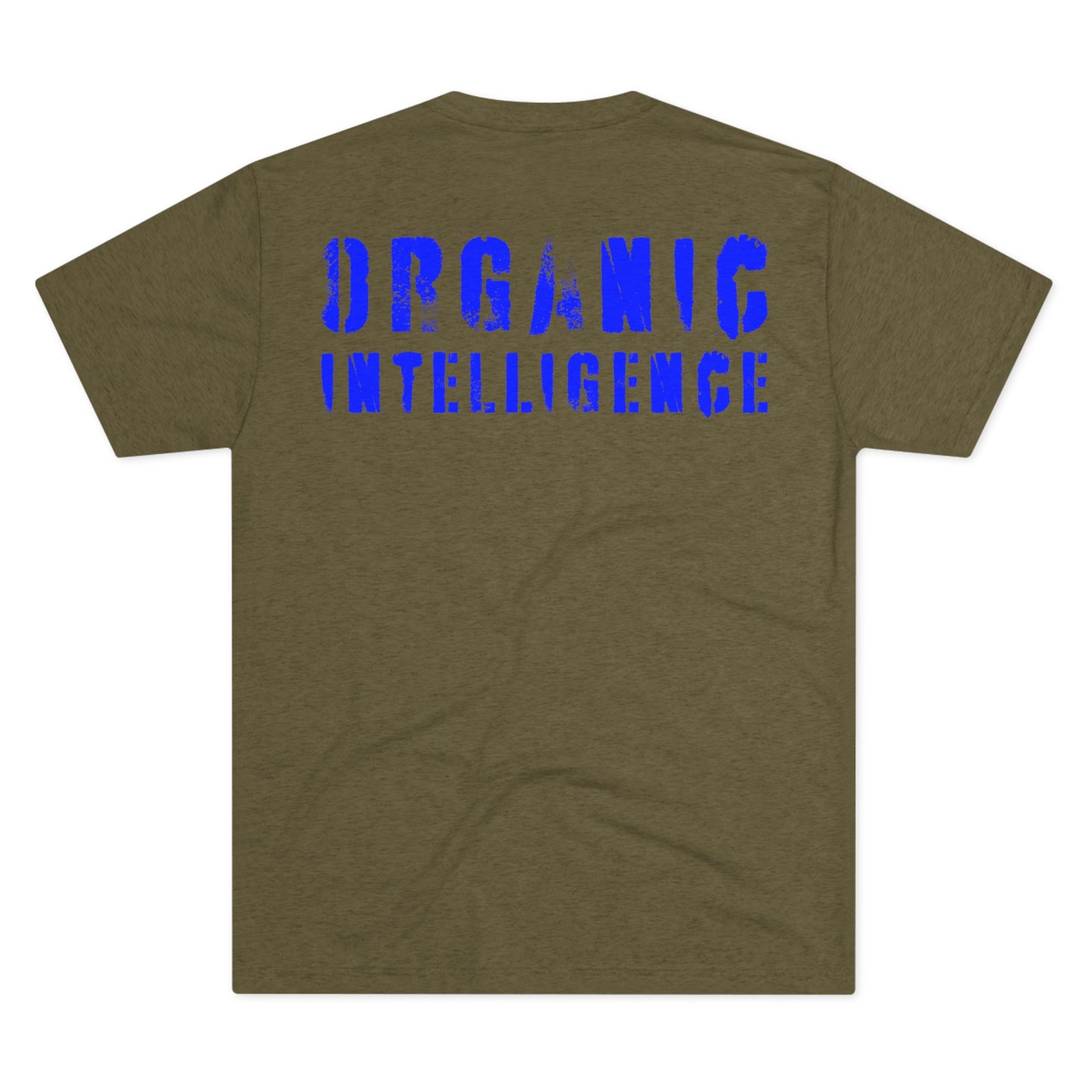 Organic Intelligence (BLUE) Unisex Tri-Blend Crew Tee