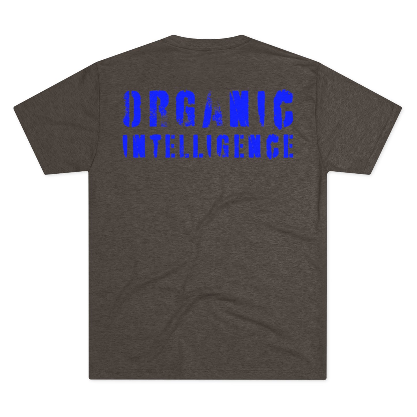 Organic Intelligence (BLUE) Unisex Tri-Blend Crew Tee