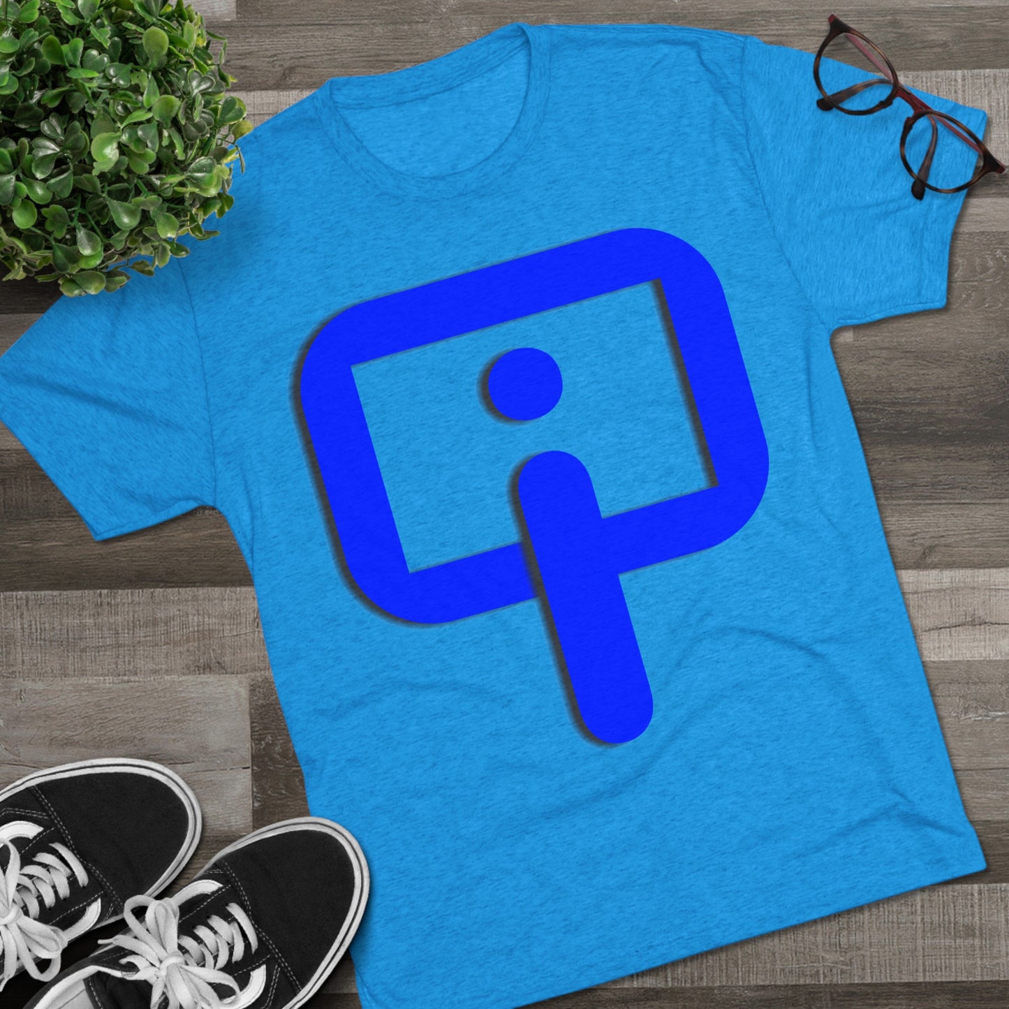 Organic Intelligence (BLUE) Unisex Tri-Blend Crew Tee