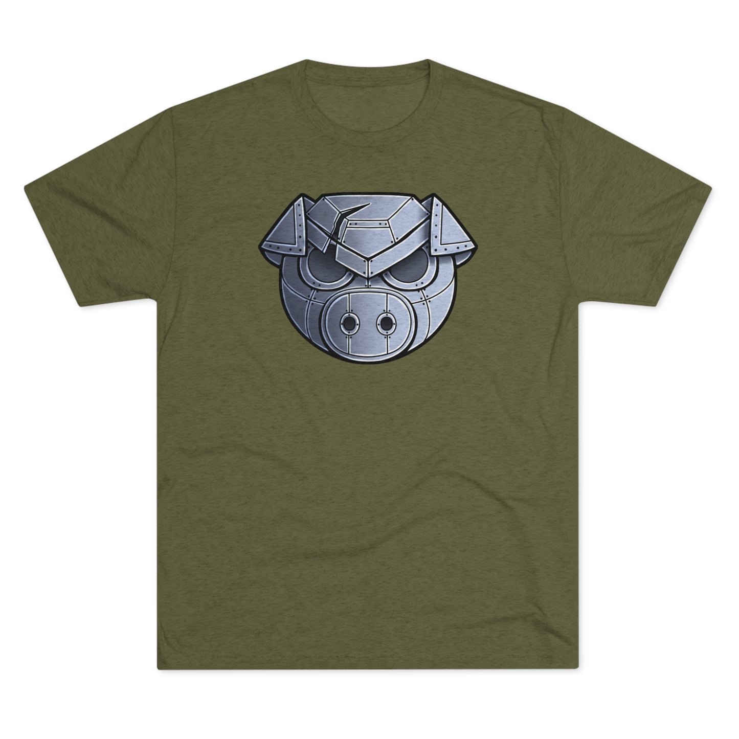 TechBandits Metal Pig Unisex Tri-Blend Crew Tee