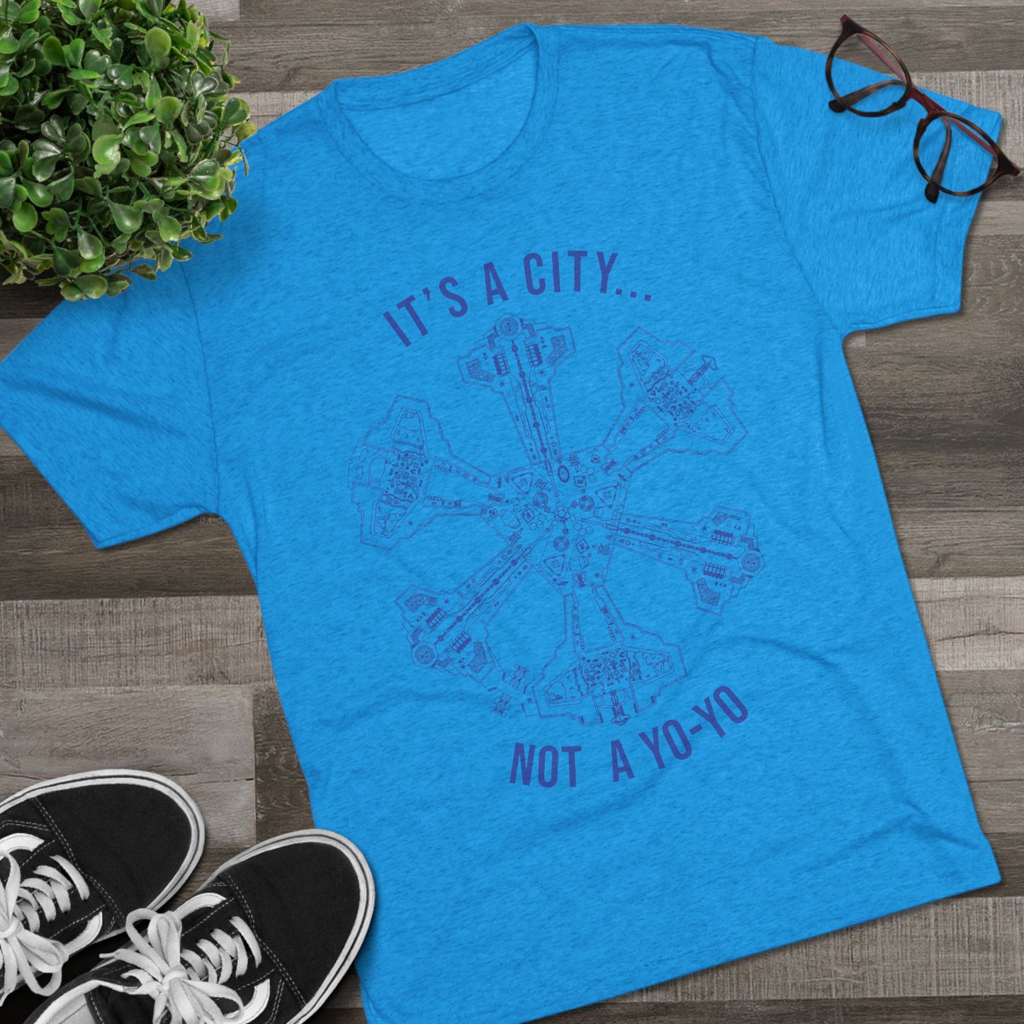 Not a Yo-Yo Stargate Atlantis Unisex Tri-Blend Crew Tee