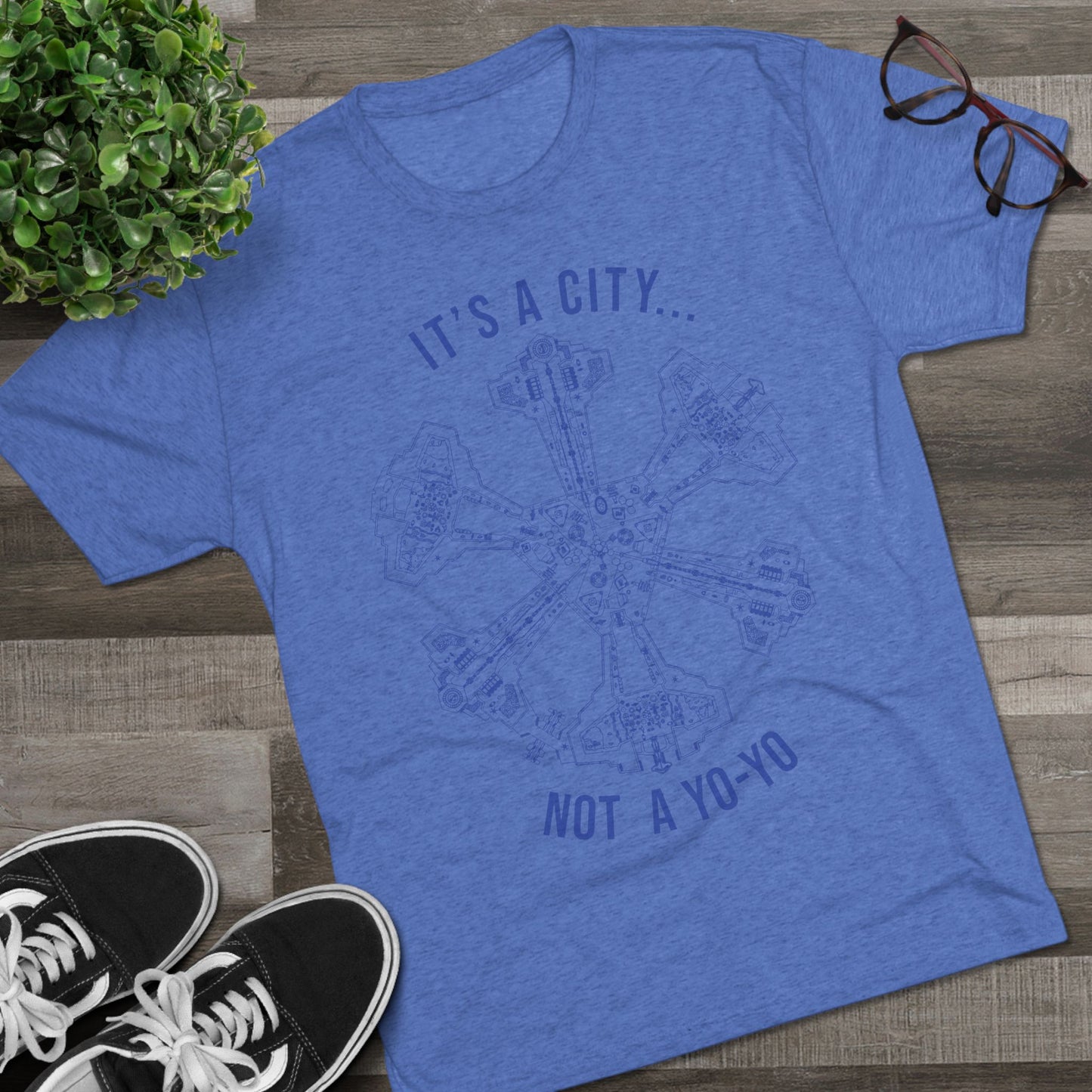 Not a Yo-Yo Stargate Atlantis Unisex Tri-Blend Crew Tee