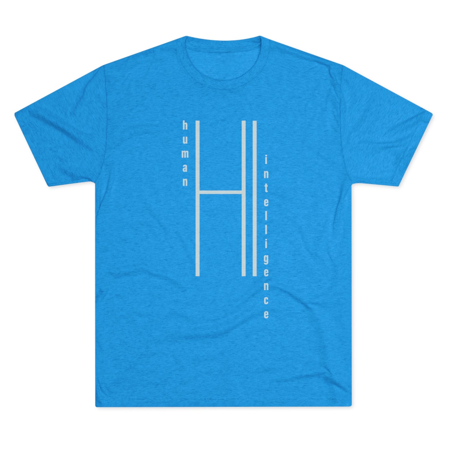 Human Intelligence (off-white) Unisex Tri-Blend Crew Tee