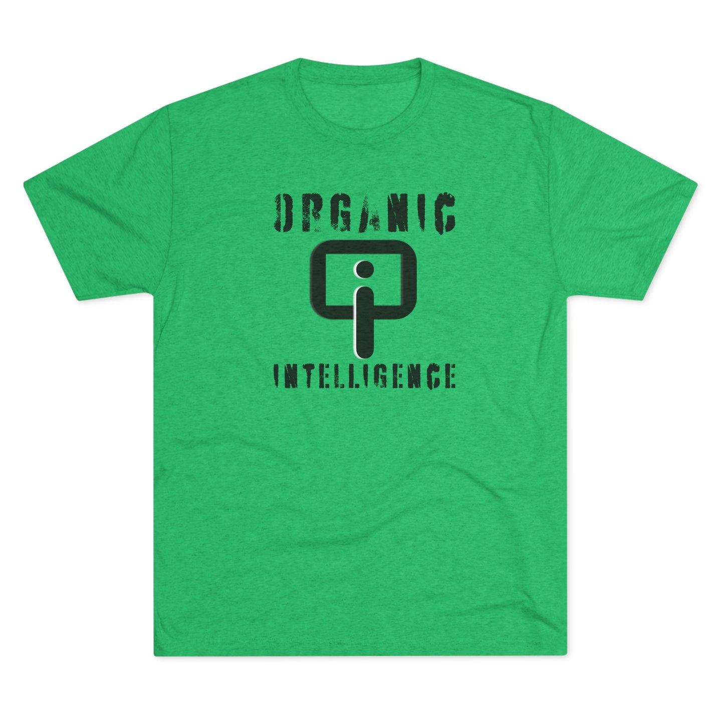 I am not a robot (black): Organic Intelligence Unisex Tri-Blend Crew Tee