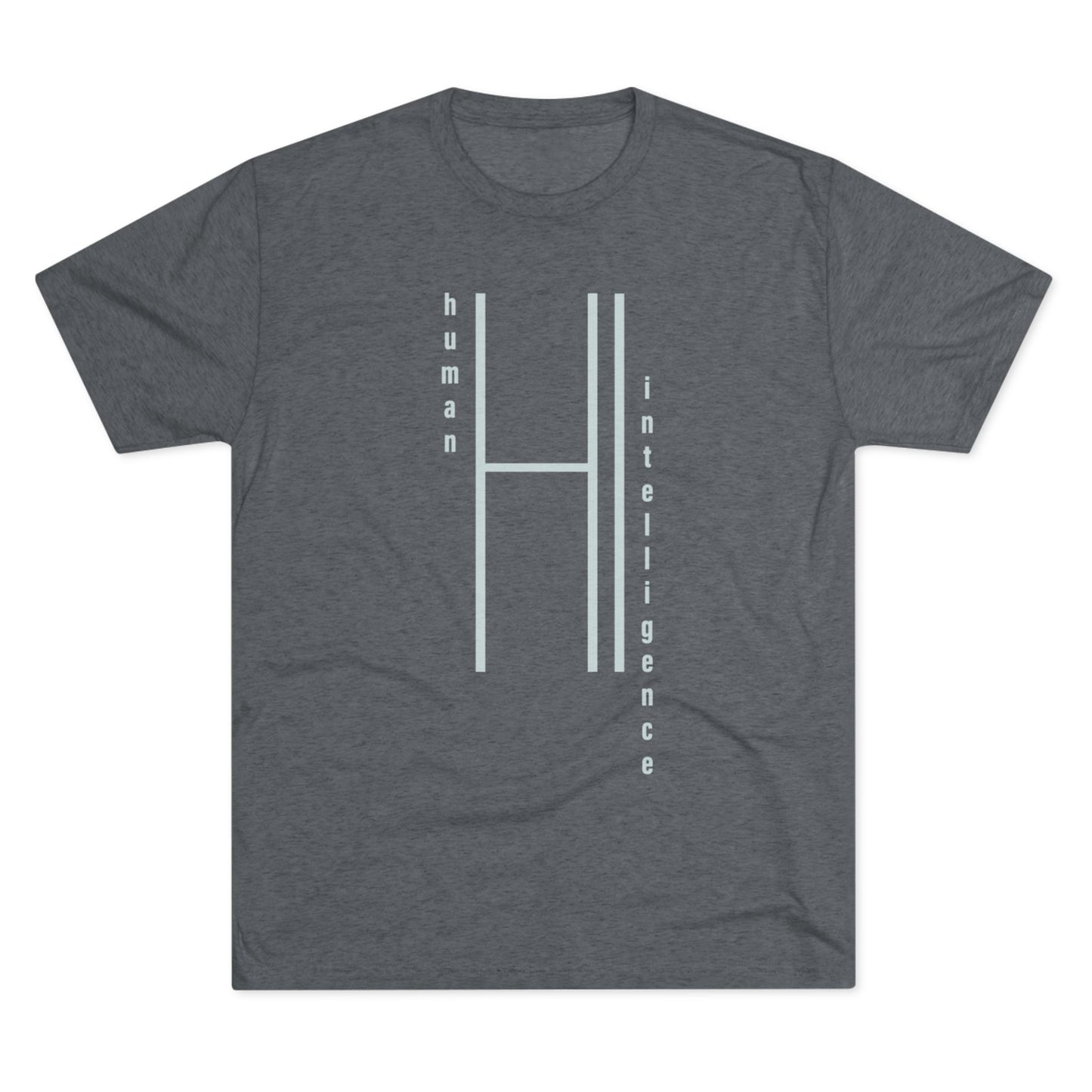 Human Intelligence (off-white) Unisex Tri-Blend Crew Tee