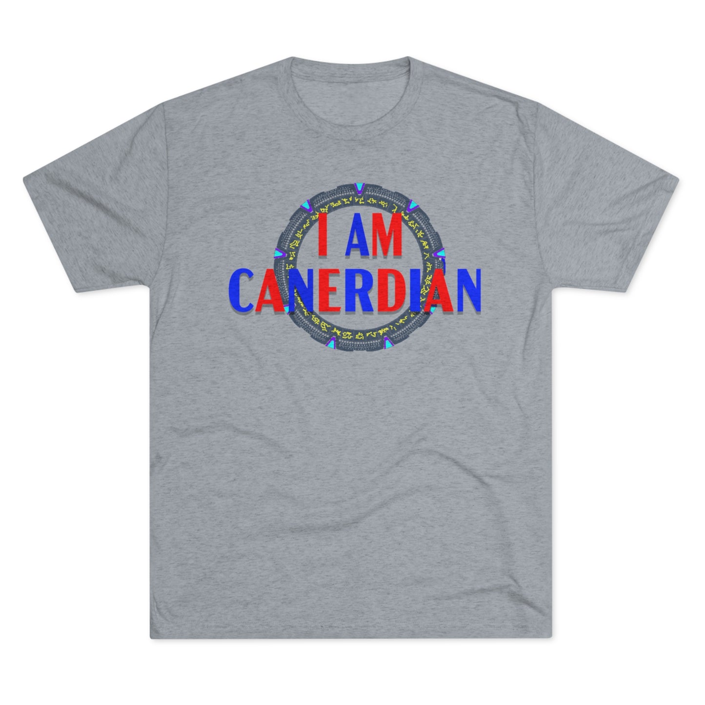 I AM CaNERDian Stargate inspired Unisex Tri-Blend Crew Tee