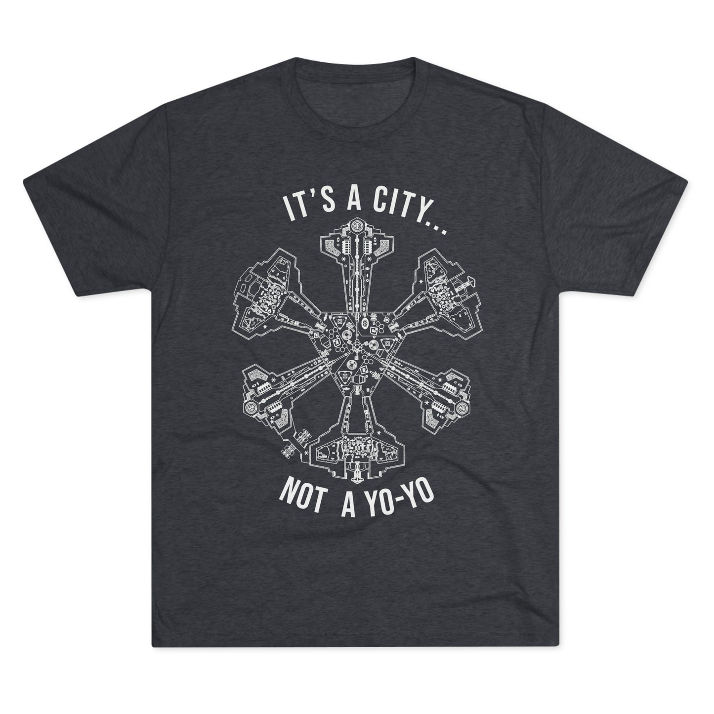 Not a Yo-Yo Stargate Atlantis Unisex Tri-Blend Crew Tee