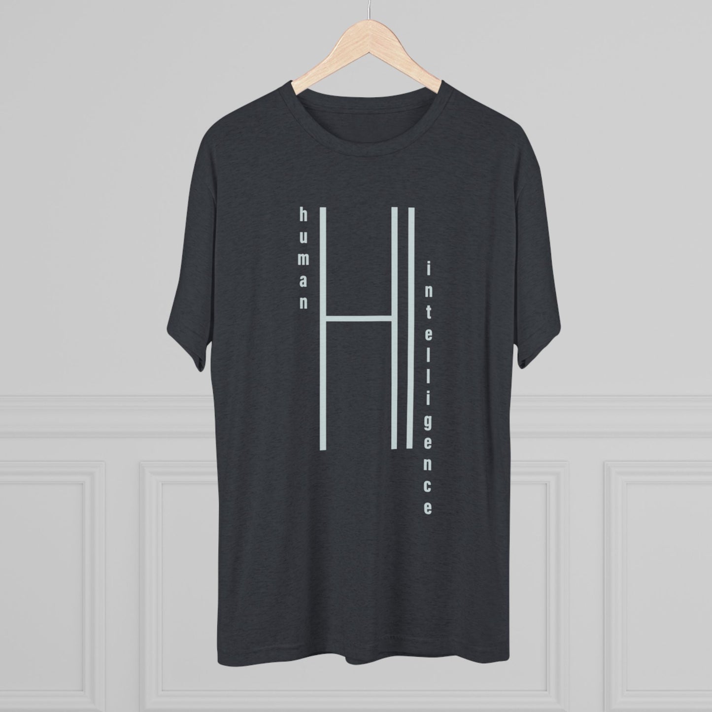 Human Intelligence (off-white) Unisex Tri-Blend Crew Tee