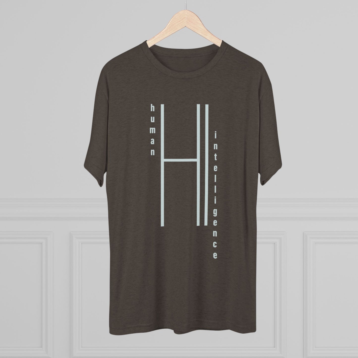 Human Intelligence (off-white) Unisex Tri-Blend Crew Tee