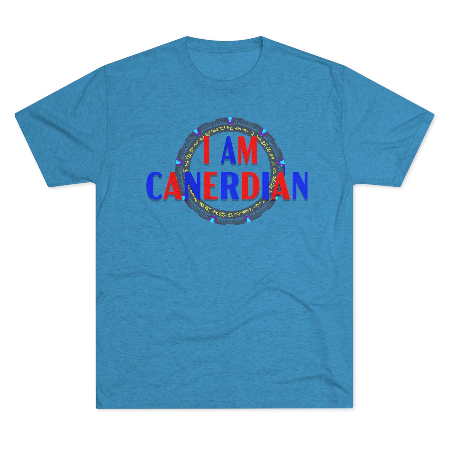 I AM CaNERDian Stargate inspired Unisex Tri-Blend Crew Tee