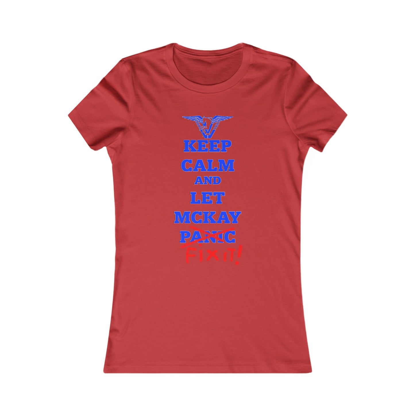 'Keep Calm and Let McKay Fix It!' Stargate Women's Tee