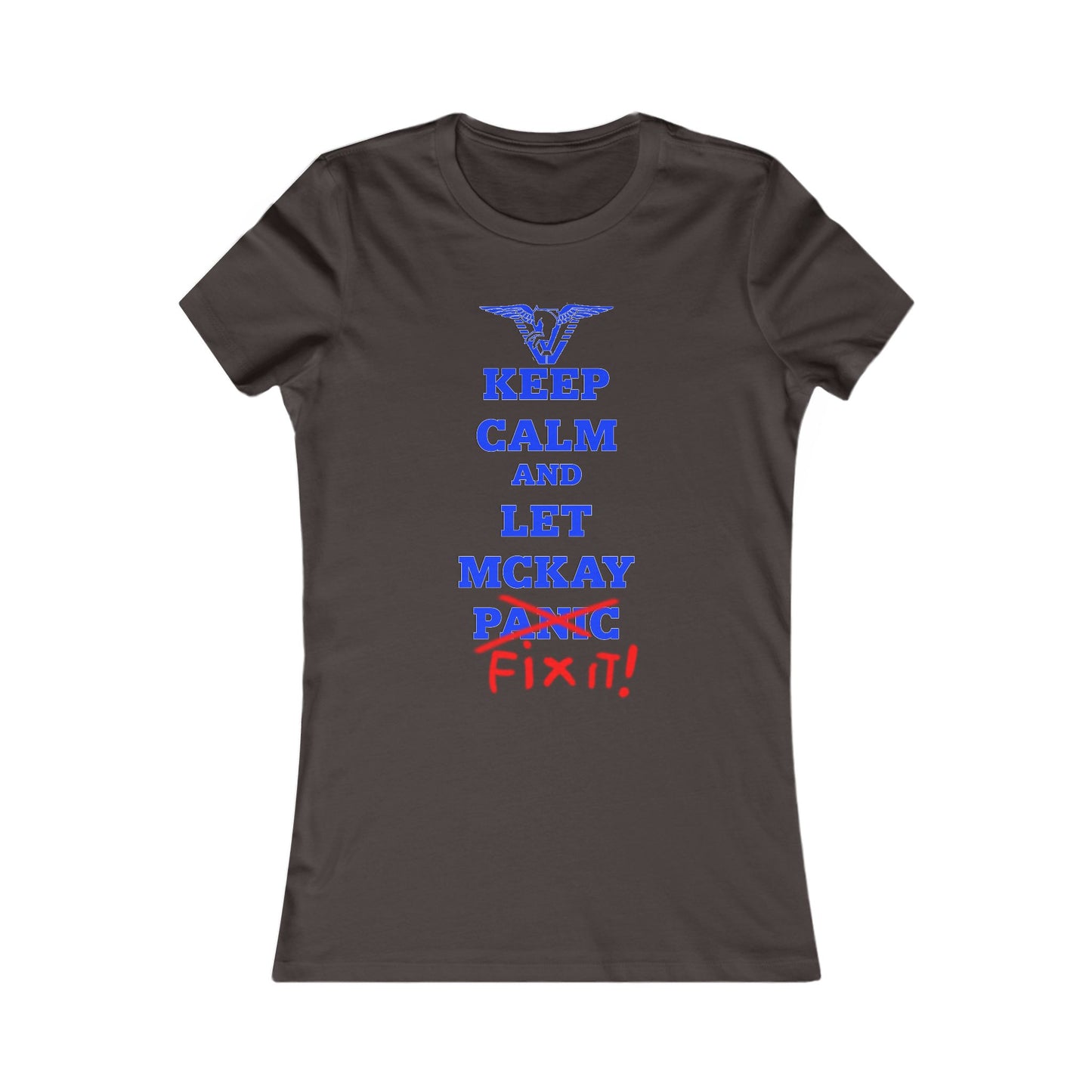 'Keep Calm and Let McKay Fix It!' Stargate Women's Tee